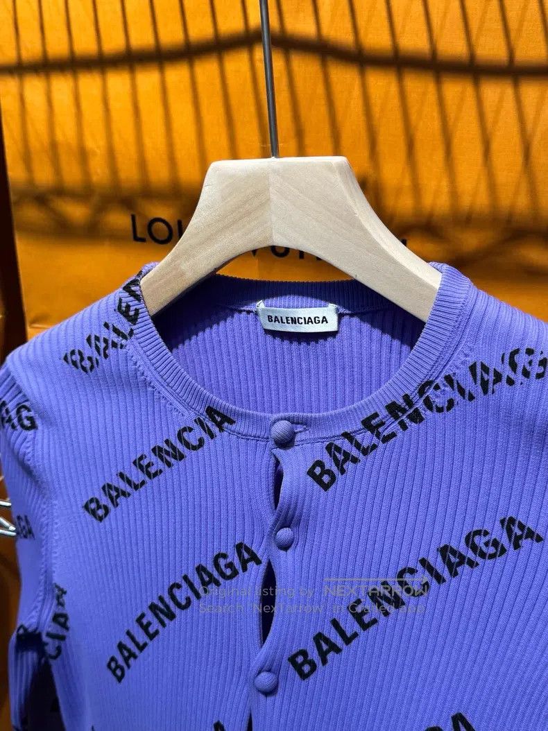 Balenciaga Balenciaga Fully Printed Long-Sleeve Cardigan Size XS / US 0-2 / IT 36-38 - 2 Thumbnail