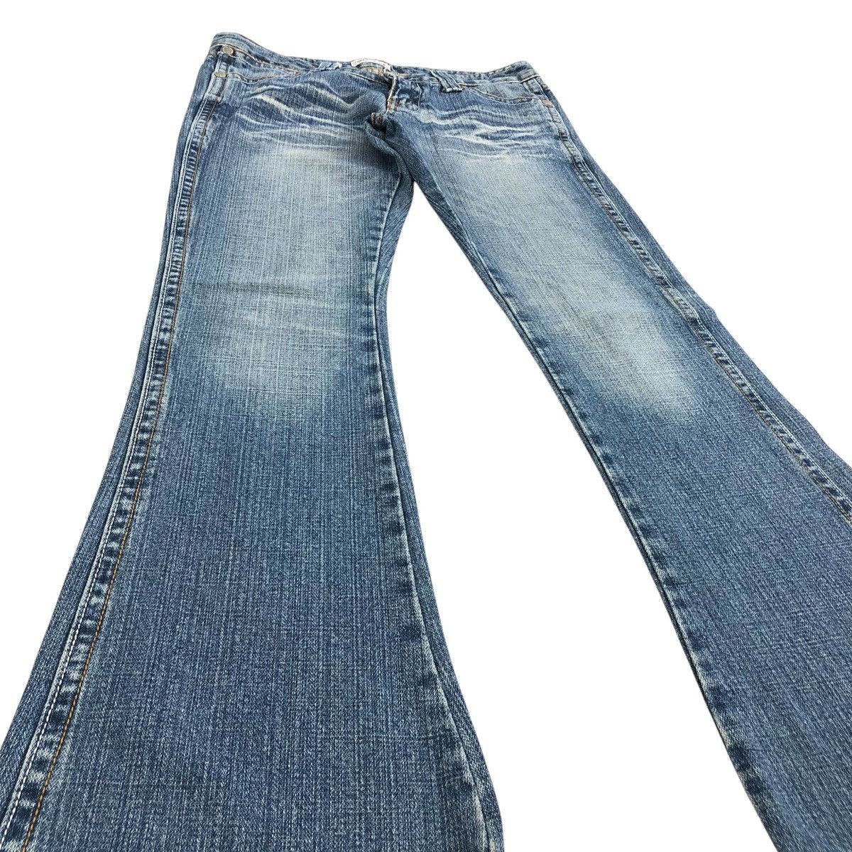 If Six Was Nine × Japanese Brand × Le Grande Bleu (L.G.B.) Y2K Clef de Sol Flared Jeans Distressed Bootcut Denim Pants Size 29" - 2 Thumbnail
