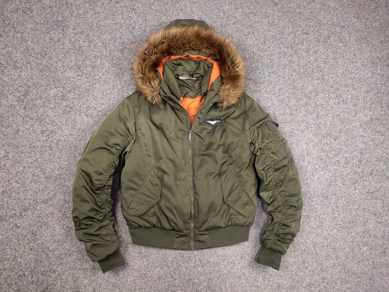 If Six Was Nine Vtg Fur Jacket if six was nine Style le grande bleu Bomber Size US S / EU 44-46 / 1 - 7 Thumbnail
