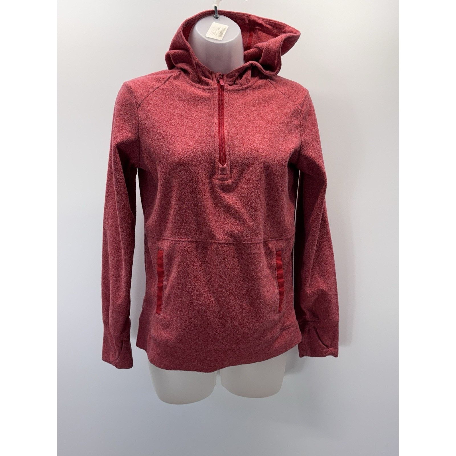 Other All In Motion 1/4 Zip Hooded Pullover, Women’s L Light Red Size L / US 10 / IT 46 - 1 Thumbnail