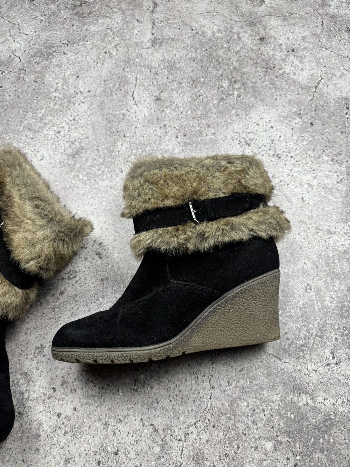 Japanese Brand Unbranded Isabel Marant Style Fur Sneakers Suede Shoes Size US 11 / IT 41 - 8 Thumbnail