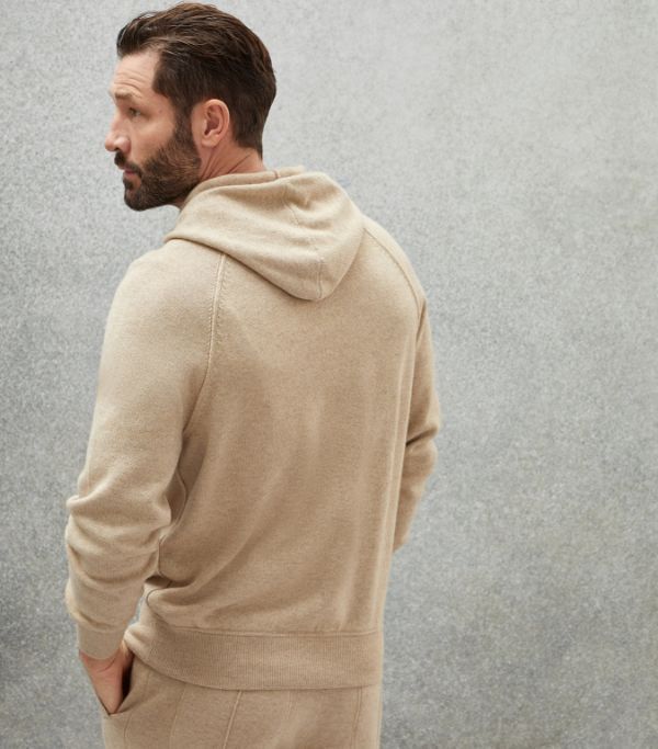 Brunello Cucinelli o1w1db10924 Cashmere Sweatshirt in Light Brown Size US XL / EU 56 / 4 - 2 Thumbnail