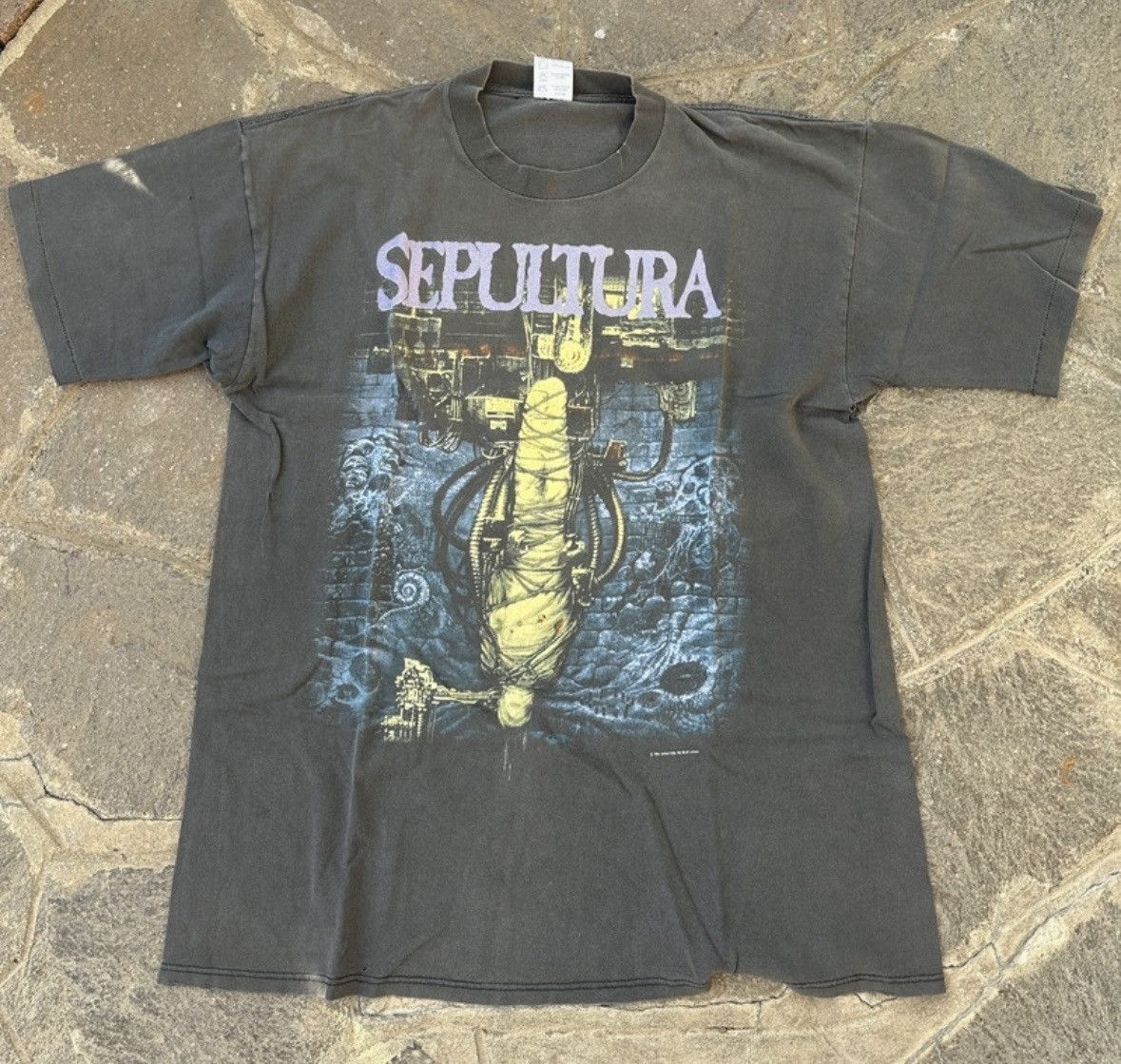 image of Sepultura Vintage Shirt in Black, Men's (Size XL)