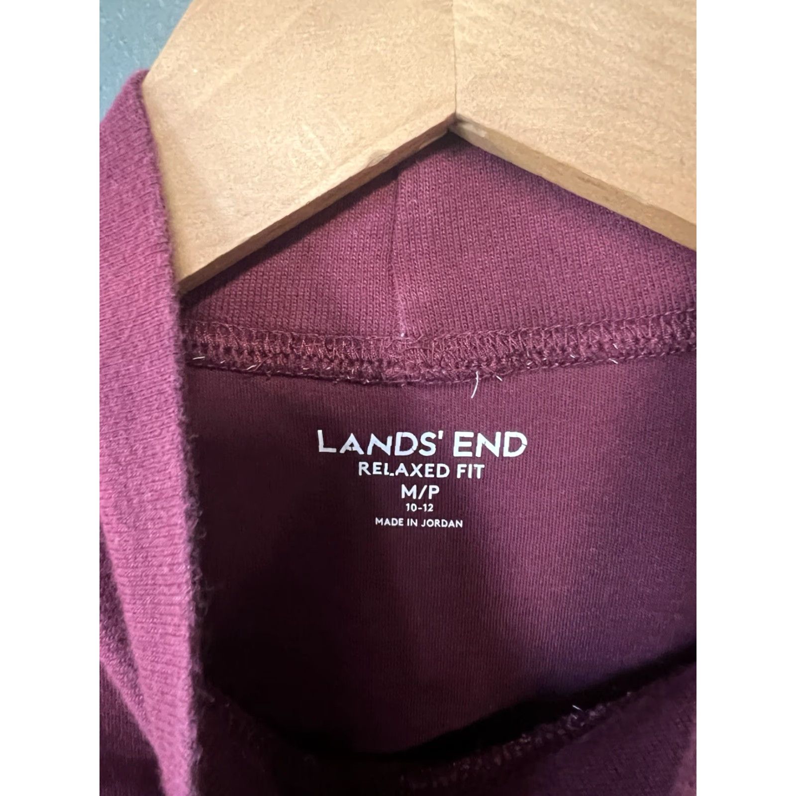 Lands' End Lands' End Womens Red Turtleneck Long Sleeve T-Shirt Size M Size M / US 6-8 / IT 42-44 - 3 Thumbnail
