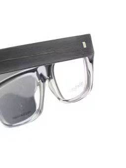 Vintage × Yves Saint Laurent Yves Saint Laurent '00s Transparent & Wooden Temples Glasses Size ONE SIZE - 3 Thumbnail