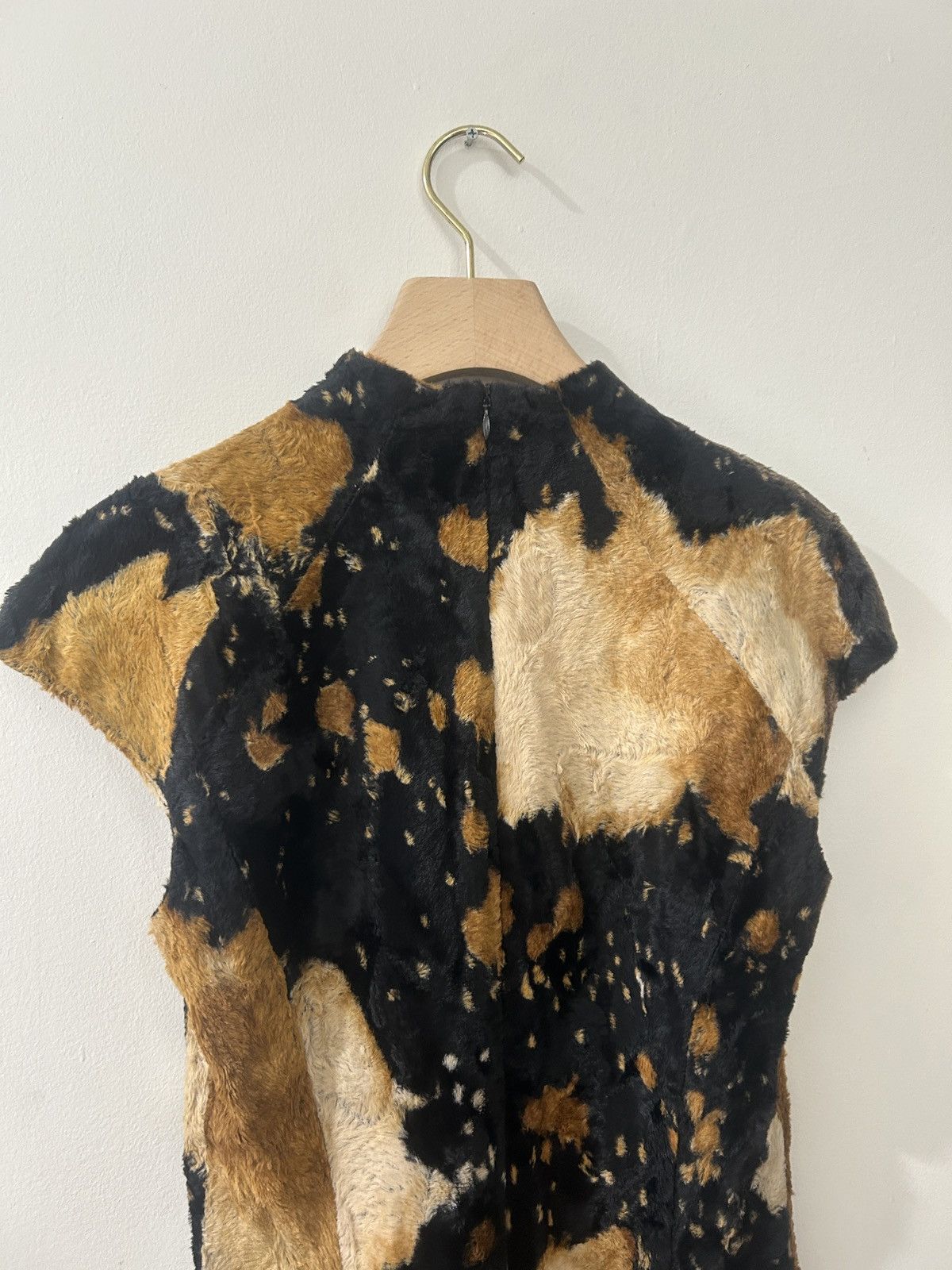 plein sud 00’s Archive Faux Cowhide mini dress Size S / US 4 / IT 40 - 4 Thumbnail