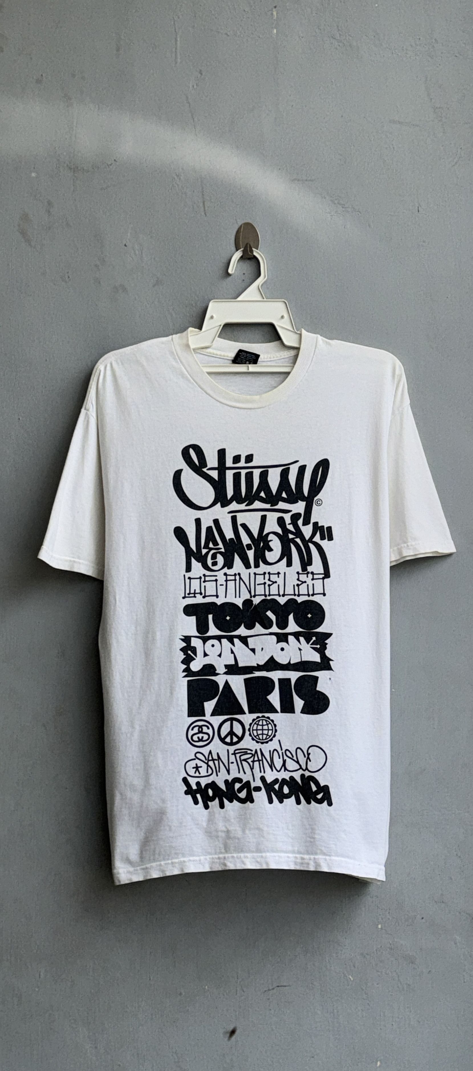 Stussy Stussy World Tour Vintage Shirt Size US L / EU 52-54 / 3 - 1 Thumbnail