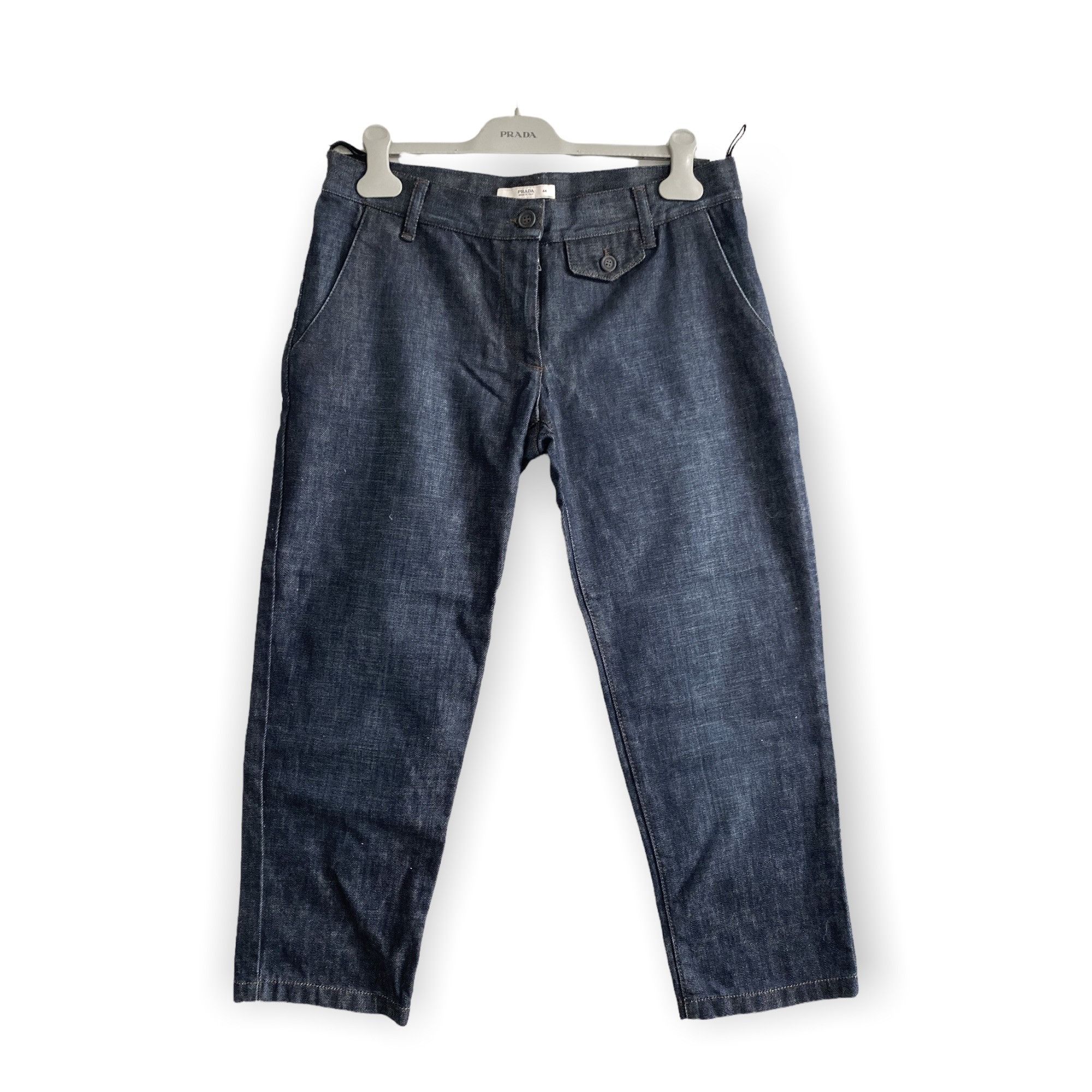 Prada Prada Denim Cropped Pants, size Italian 44/US 10/M Size 30" / US 8 / IT 44 - 1 Thumbnail