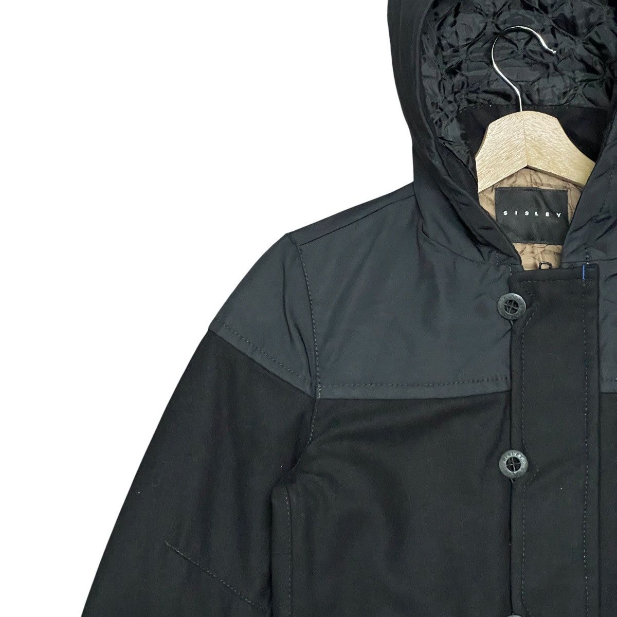 Sisley Sisley 2012 Archive Wool Hooded Parka Jacket - Made in Italy Size US S / EU 44-46 / 1 - 5 Thumbnail