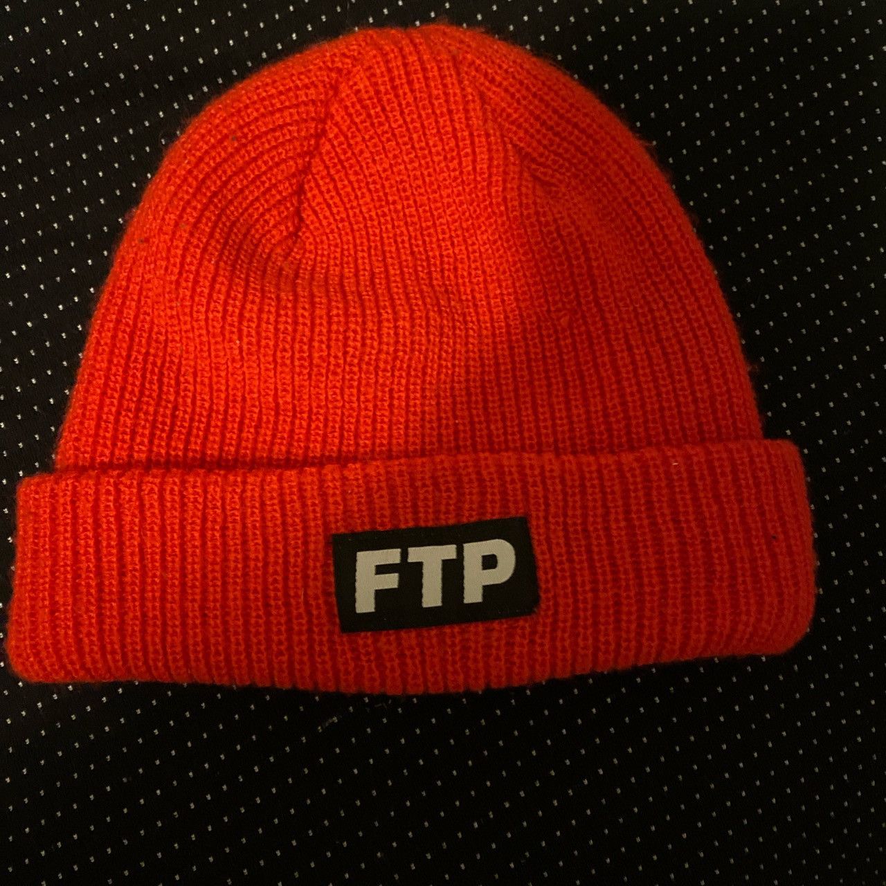Fuck The Population FTP red logo beanie Size ONE SIZE - 1 Thumbnail