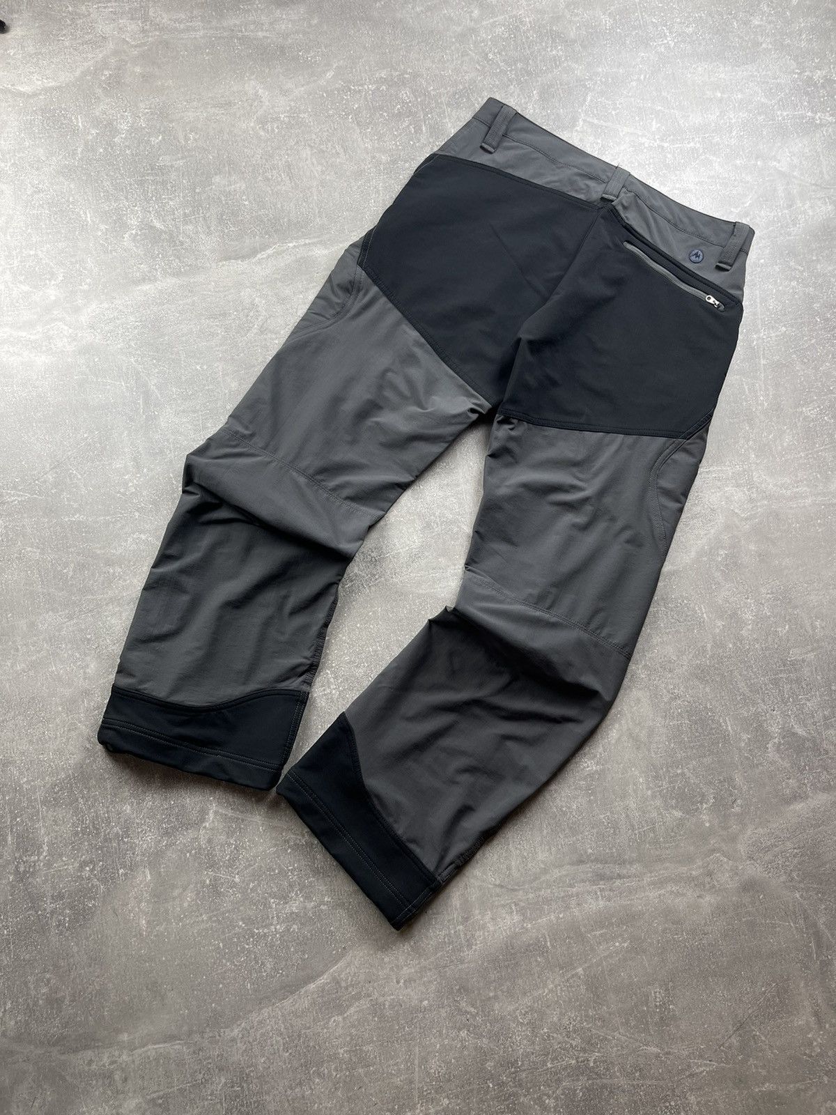 Marmot Marmot Technical Hiking Pants Gray Black Panel Size 32 M Size US 32 / EU 48 - 6 Thumbnail