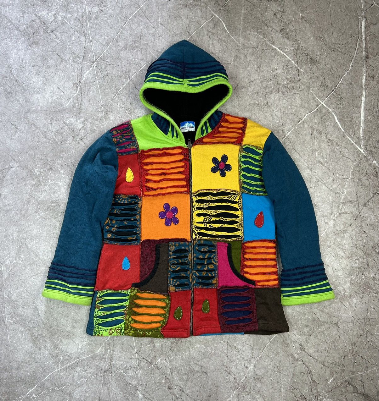 Japanese Brand × Vintage Vintage patchwork jacket made in Nepal Size US L / EU 52-54 / 3 - 1 Thumbnail