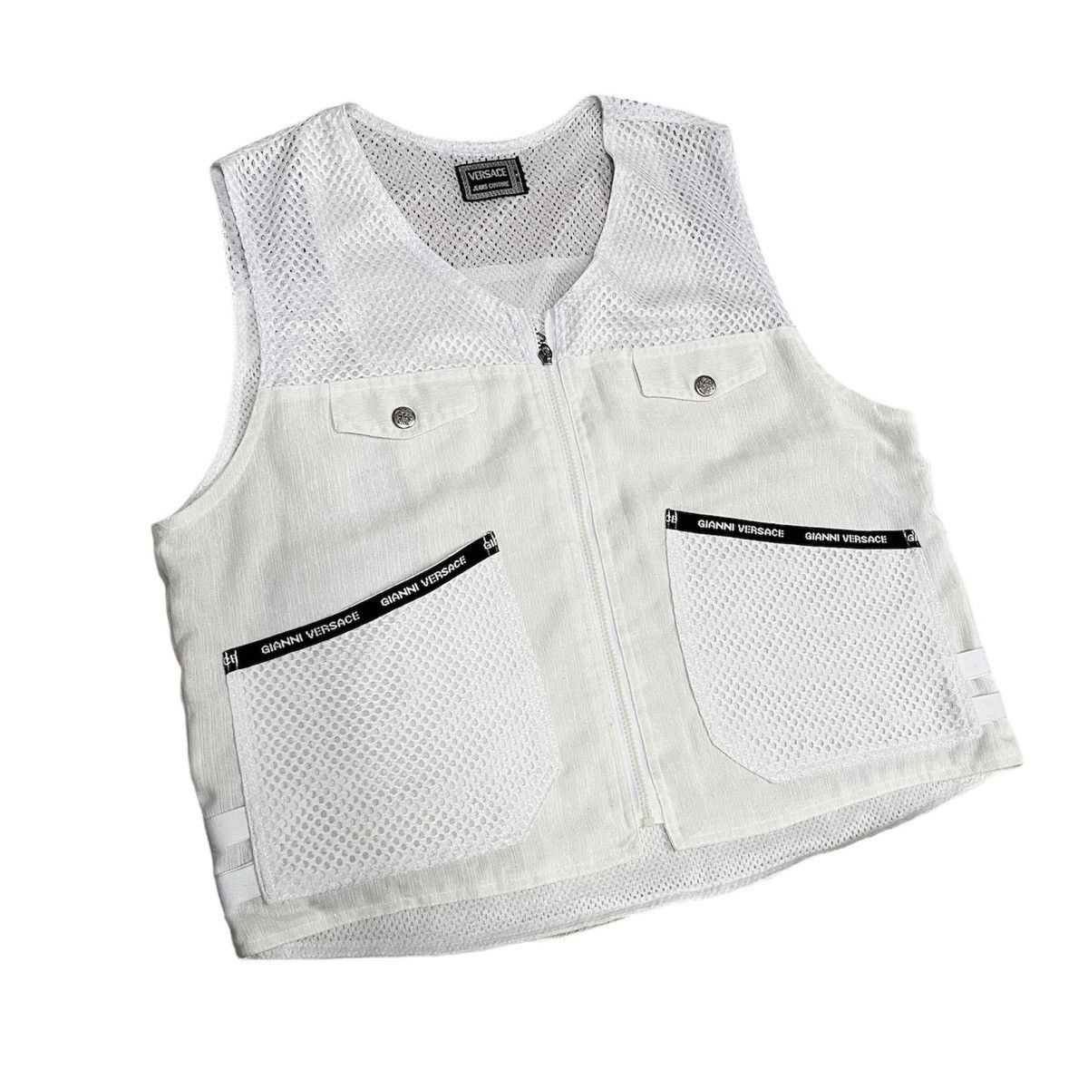 Versace VINTAGE GIANNI VERSACE MEDUSA LOGO LUXURY VEST JACKET Size US L / EU 52-54 / 3 - 4 Thumbnail