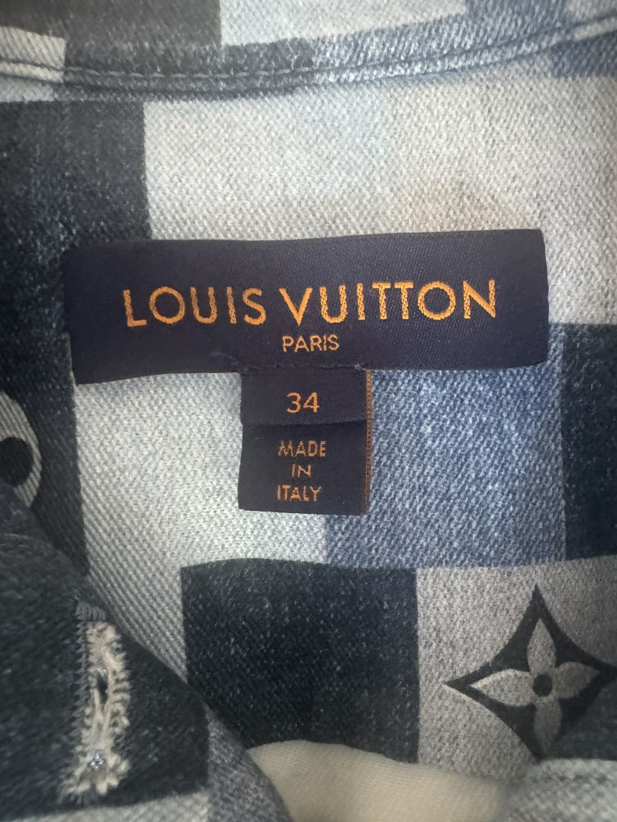 Louis Vuitton Louis Vuitton Damier Denim Jacket Size XXS / US 00 / IT 34 - 2 Thumbnail