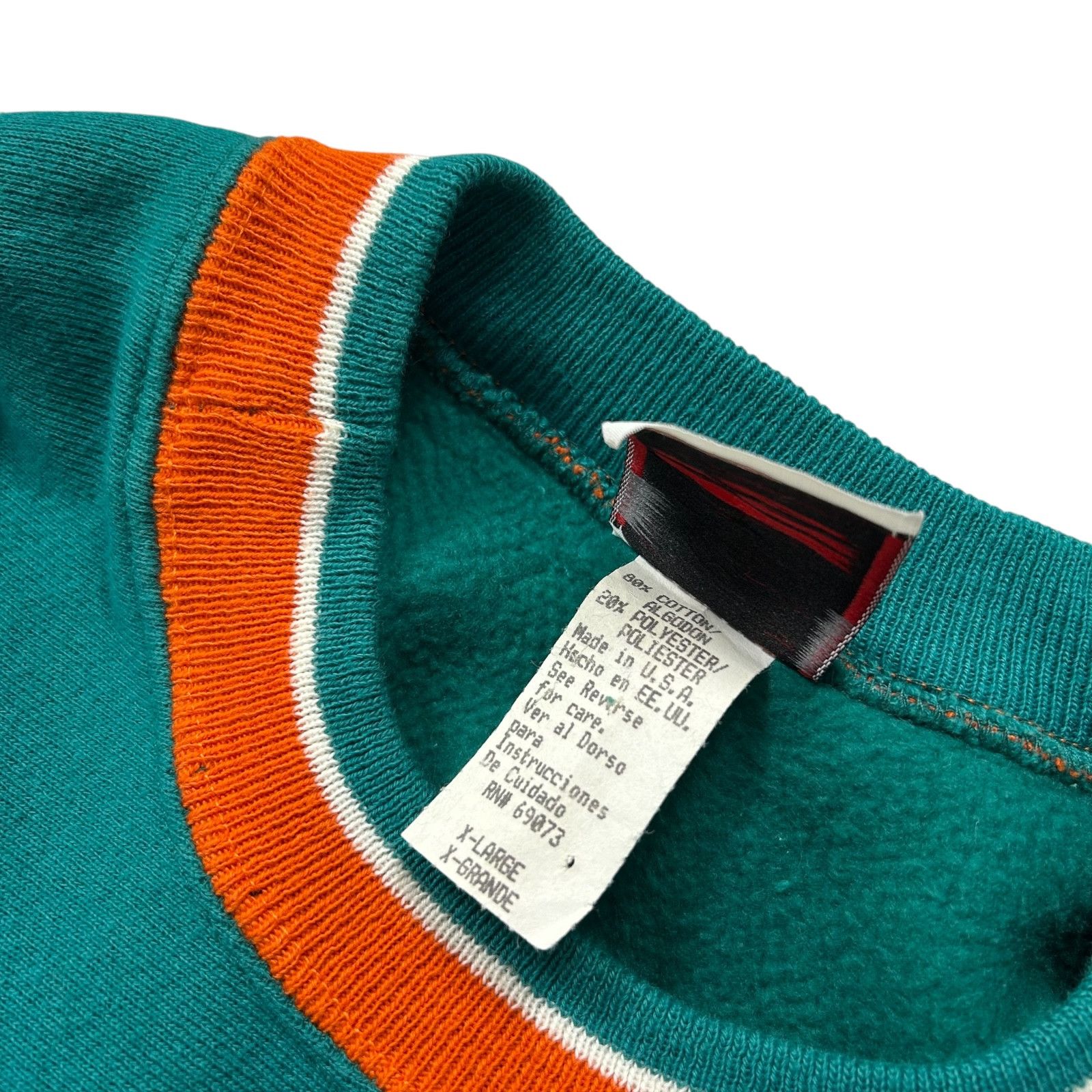 NFL VTG 90s NFL MIAMI DOLPHINS LEGENDS SPELL OUT SWEATSHIRT Size US XL / EU 56 / 4 - 8 Thumbnail