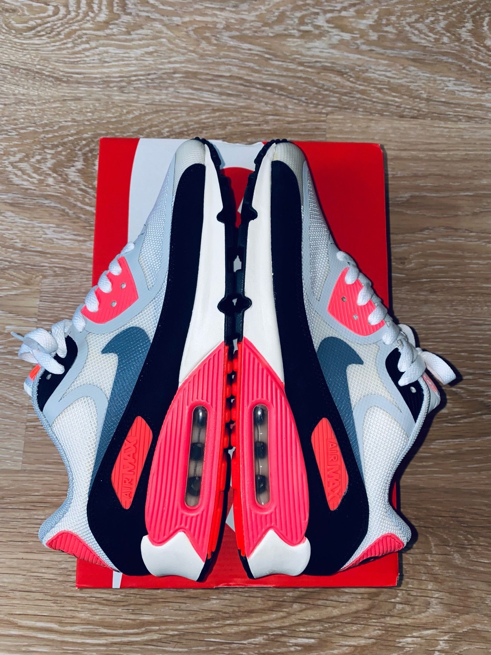 Nike × atmos NikeLab Air Max 90 Infrared Prm Tape 2014 Bw Fragment Parra Size US 10 / EU 43 - 15 Thumbnail