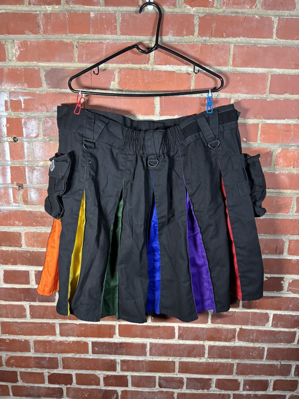 Other Verillas Multicolor Kilt XL Adjustable Waist Rainbow Pride Size US 44 / EU 60 - 1 Thumbnail