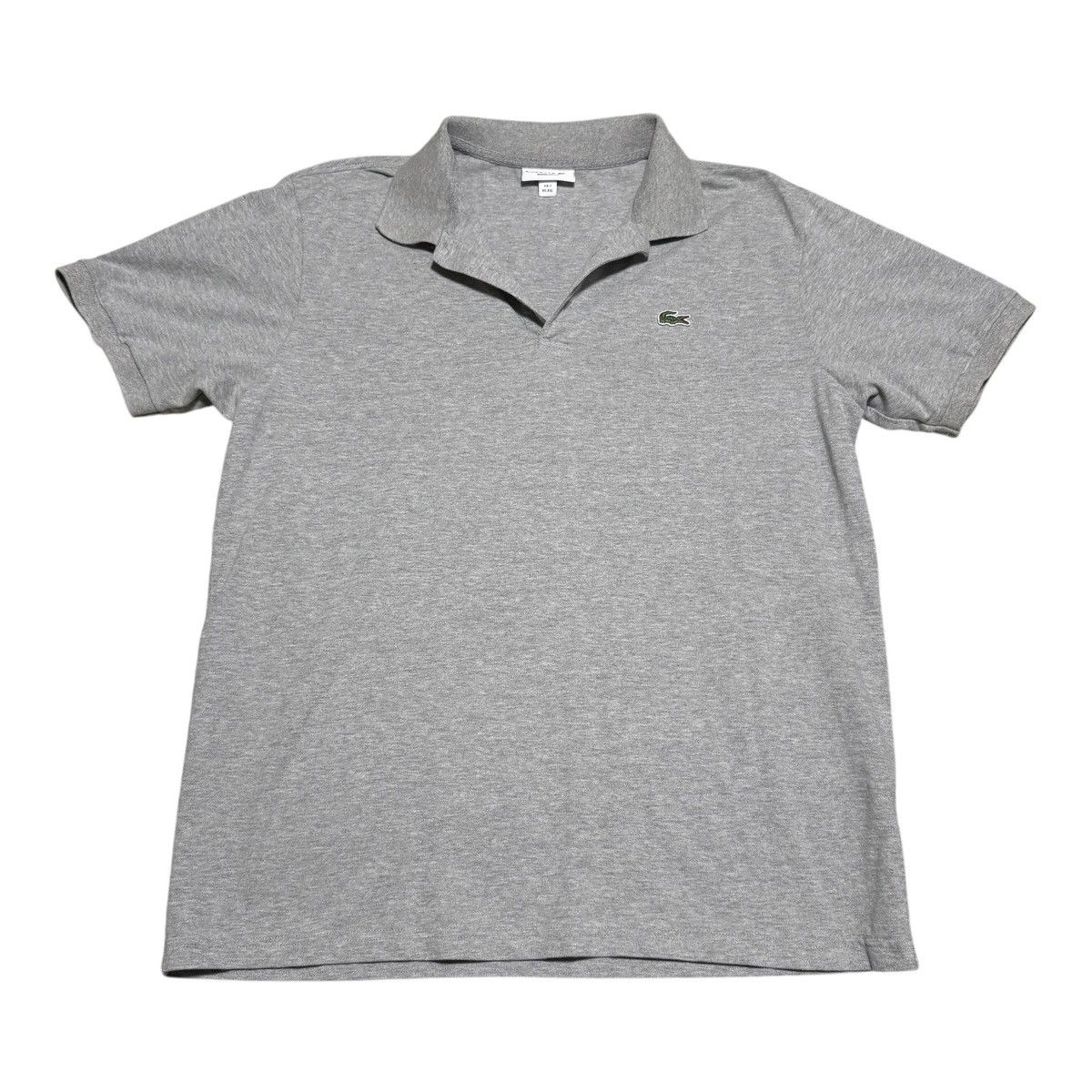 Lacoste Lacoste Regular Fit Cotton Blend Gray Polo Shirt Adult XL Size US XL / EU 56 / 4 - 1 Thumbnail
