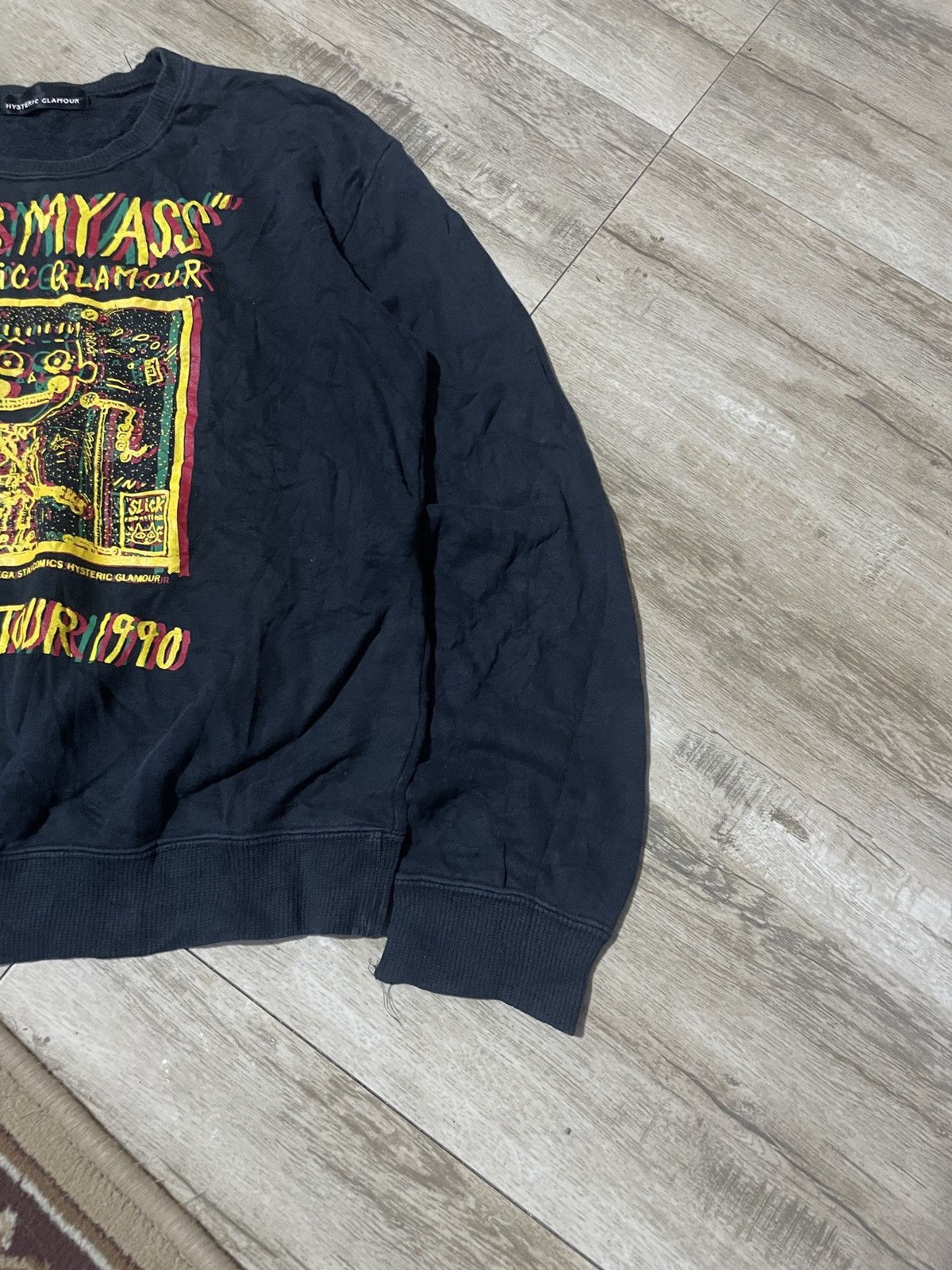Hysteric Glamour 1990’s Hysteric Glamour - Kiss My Ass Sweathshirt Size US M / EU 48-50 / 2 - 3 Thumbnail