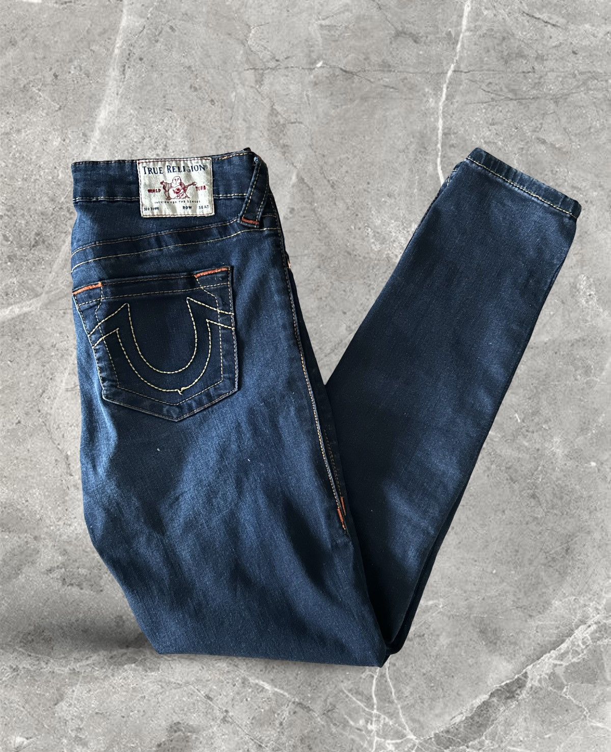True Religion True Religion Jeans Navy Blue Lowrise 28 Size 28" / US 6 / IT 42 - 1 Thumbnail