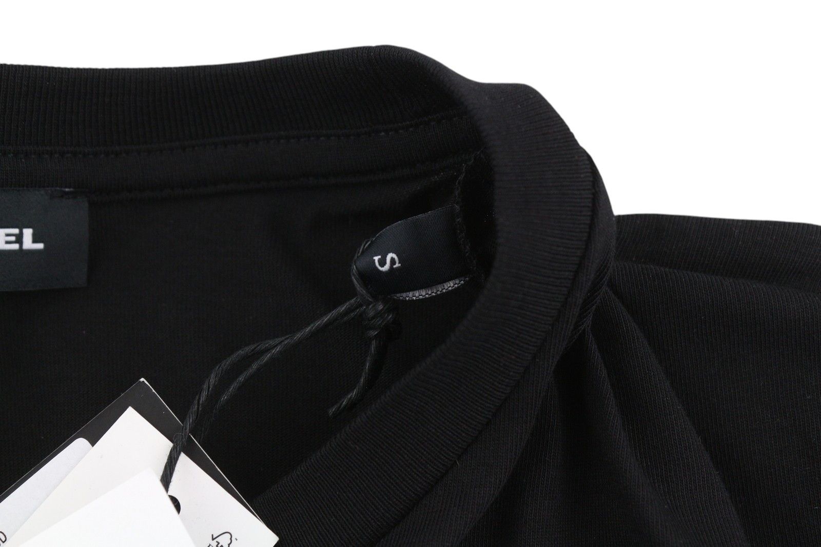 Diesel T-DIEGOS-K21 S Black Tricot Front Logo T-Shirt 84112 Size US S / EU 44-46 / 1 - 6 Thumbnail