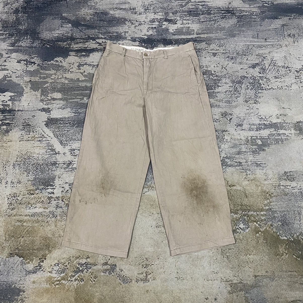 Chaps × Chaps Ralph Lauren × Vintage Vtg Chaps True American Baggy Chino Pants Size US 32 / EU 48 - 1 Thumbnail