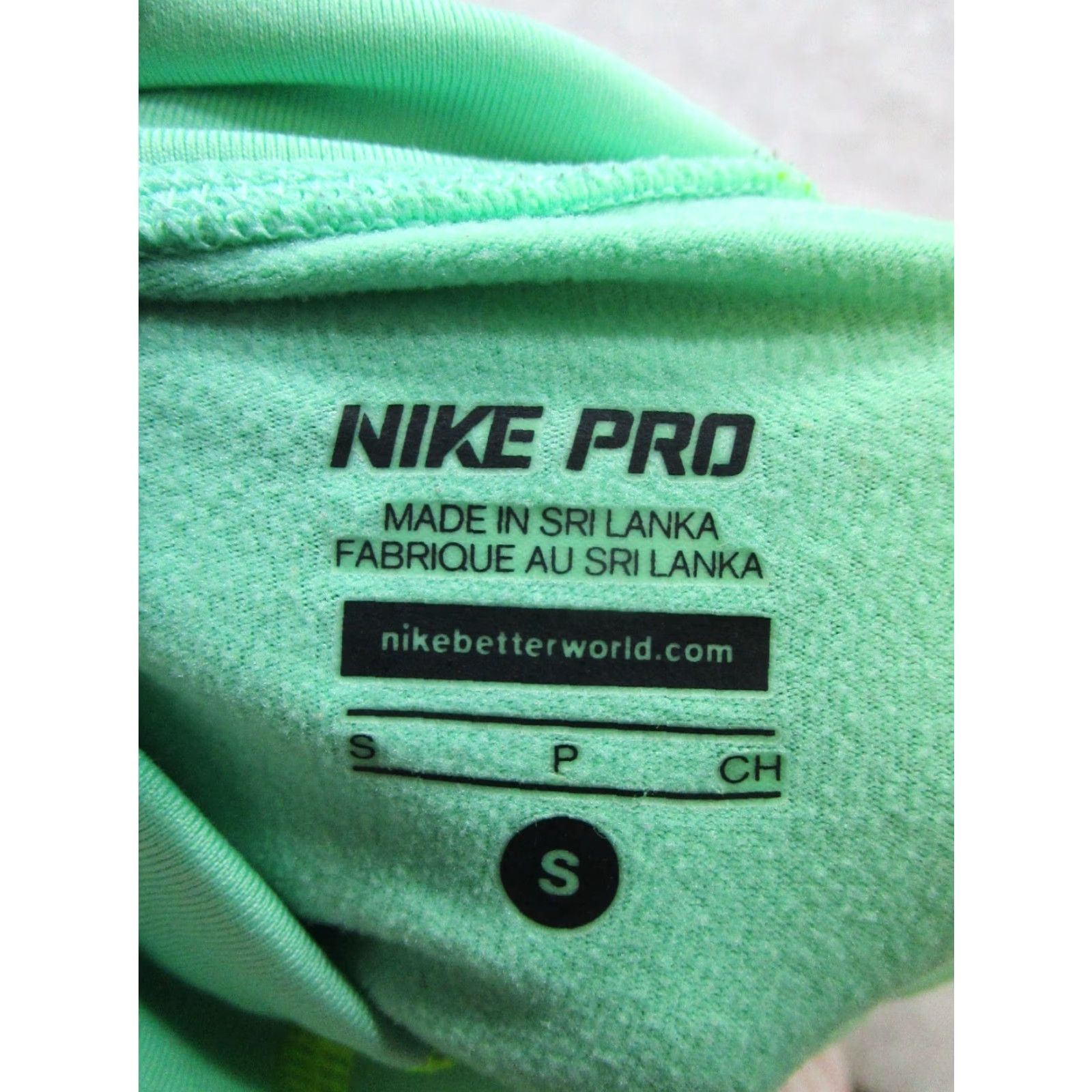 Nike Nike Pro Sweater Womens Small Green Training Half Zip Size S / US 4 / IT 40 - 3 Thumbnail