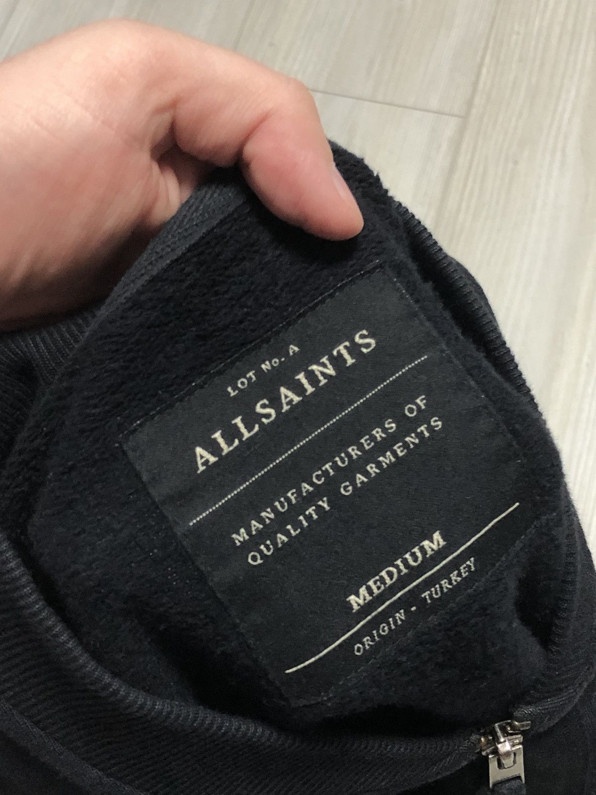 Allsaints Allsaints Vintage Men’s Zip Hoodie Sweater Y2K Size US M / EU 48-50 / 2 - 4 Thumbnail