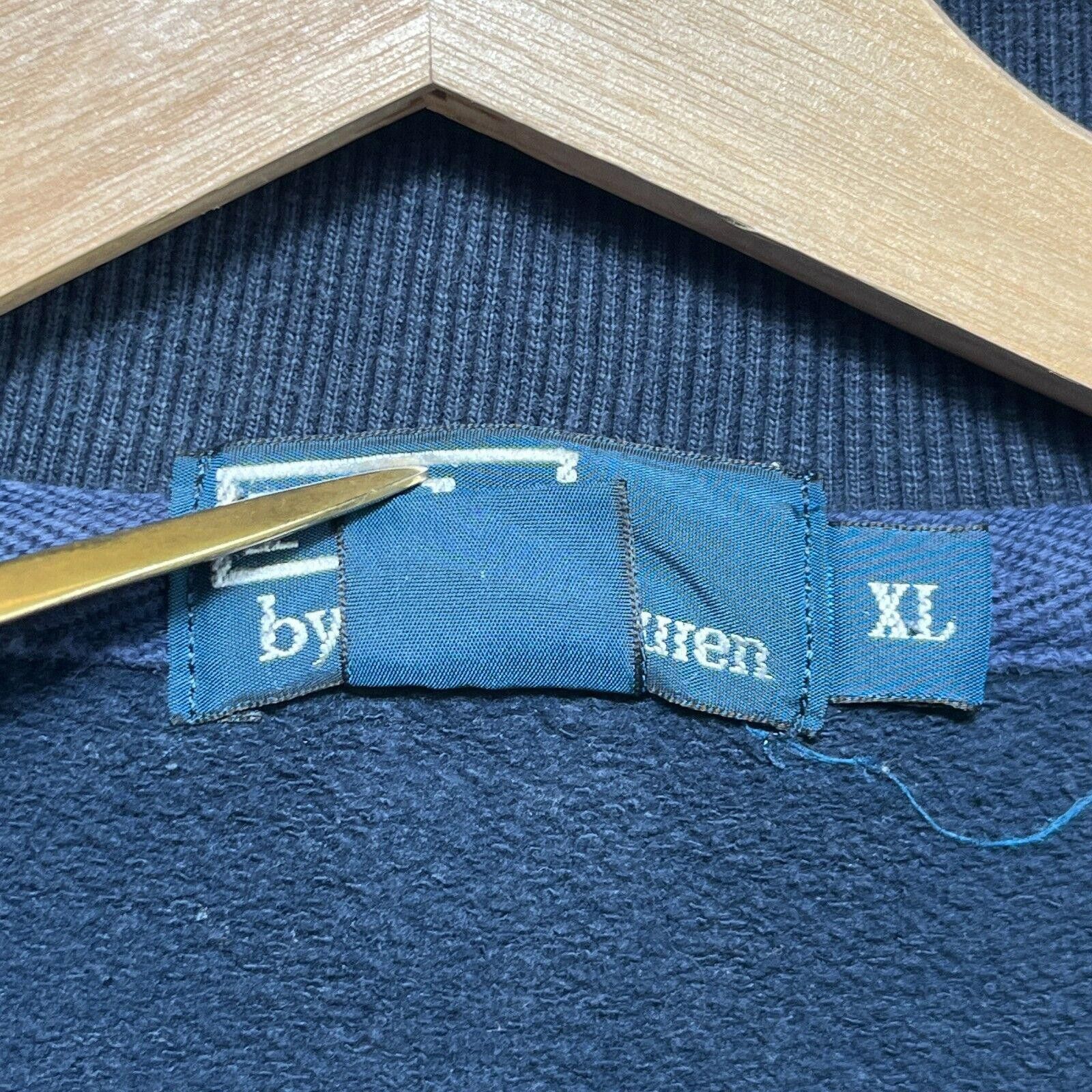 Polo Ralph Lauren × Vintage Vintage 90s Polo Ralph Lauren Sweatshirt XL Nylon Patch Size US XL / EU 56 / 4 - 10 Thumbnail
