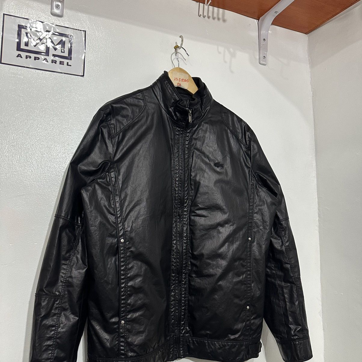 Lacoste Lacoste leather jacket Size US M / EU 48-50 / 2 - 2 Thumbnail