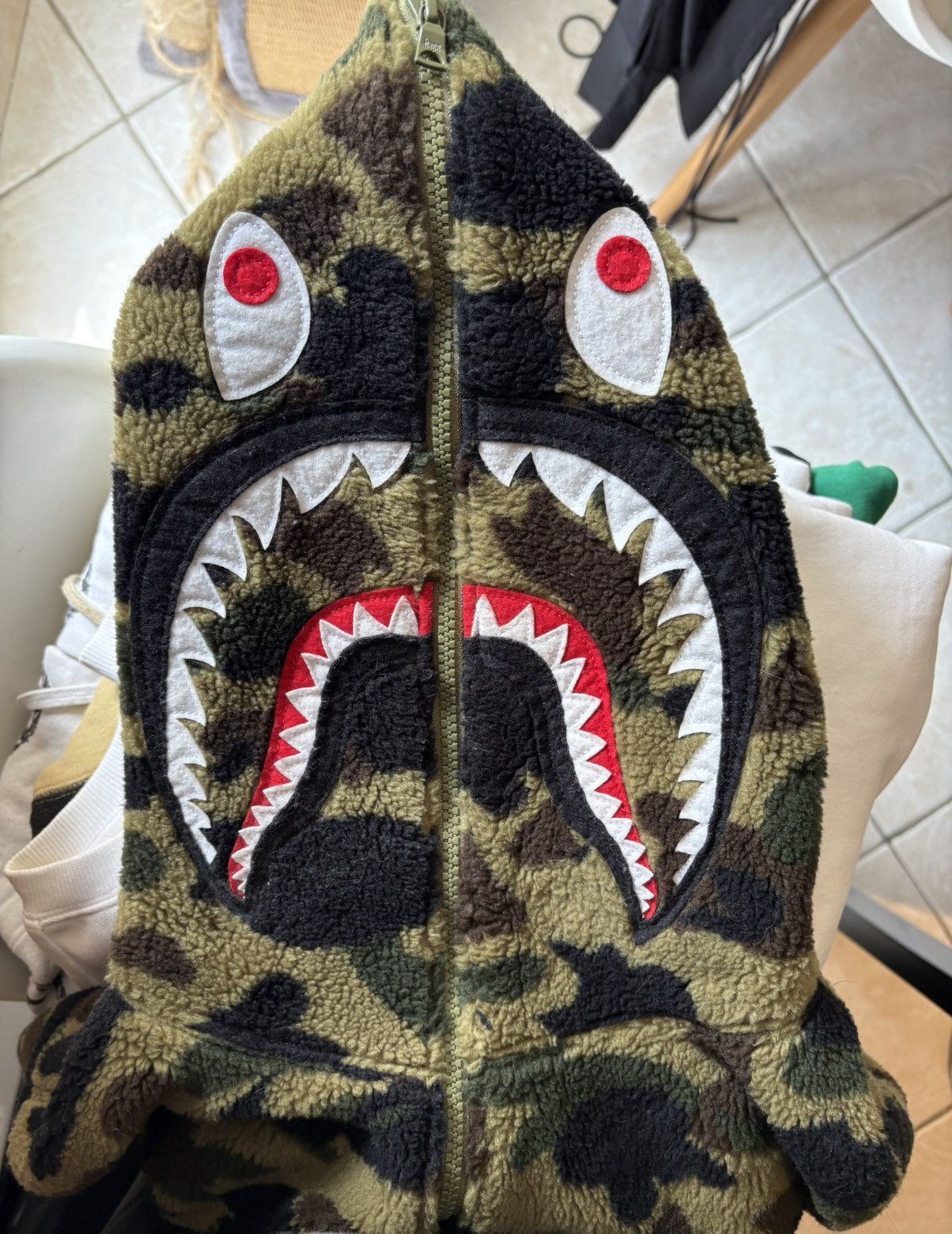 Bape 1st Camo Boa Shark Full Zip Hoodie Size US M / EU 48-50 / 2 - 4 Thumbnail