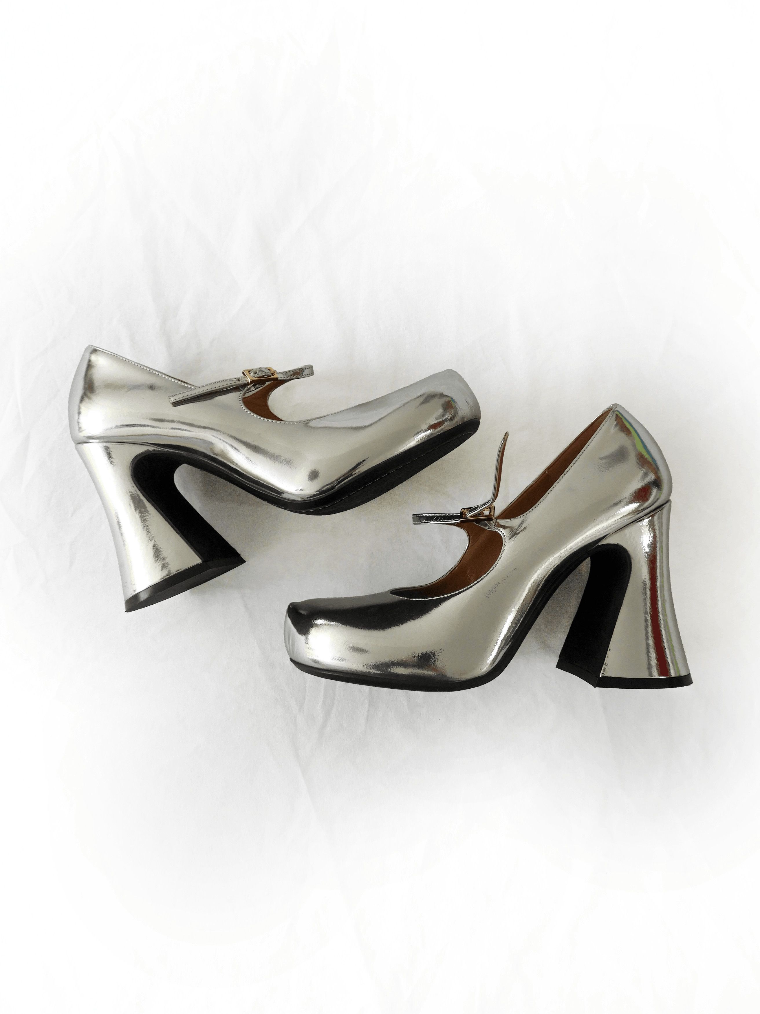 Marni Marni Silver heels Size US 9 / IT 39 - 3 Thumbnail