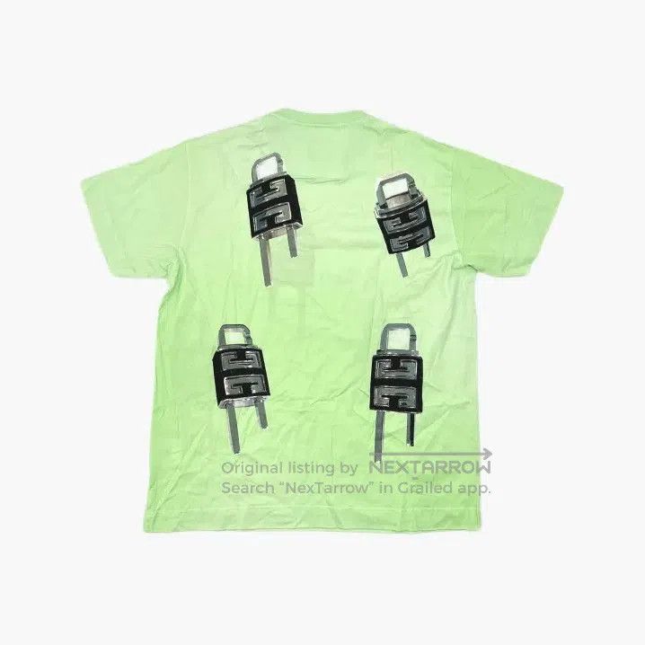 Givenchy Givenchy Lock Pattern Men's SS23 Short Sleeve T-Shirt. Size US XL / EU 56 / 4 - 3 Thumbnail