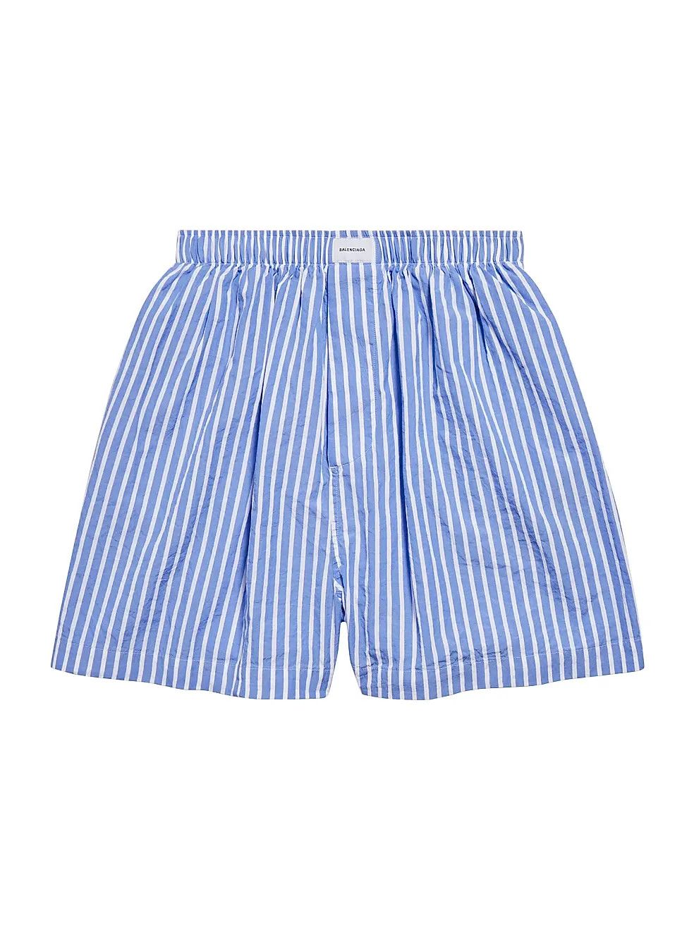 Balenciaga o1bcso1str0326 Pyjama Shorts in Blue/White Size US 32 / EU 48 - 1 Thumbnail