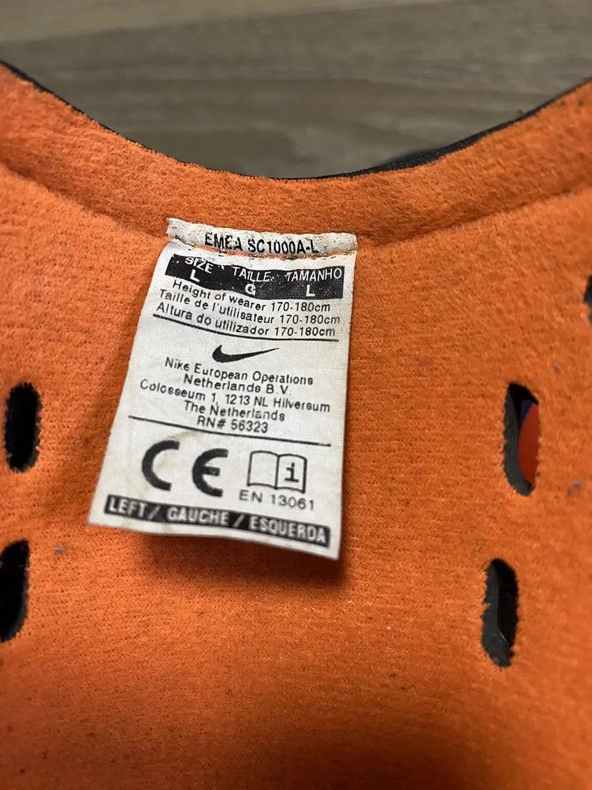 Nike × Vintage VTG Nike Total 90 Soocer Shields Size L Rare Black/Orange Size ONE SIZE - 8 Thumbnail