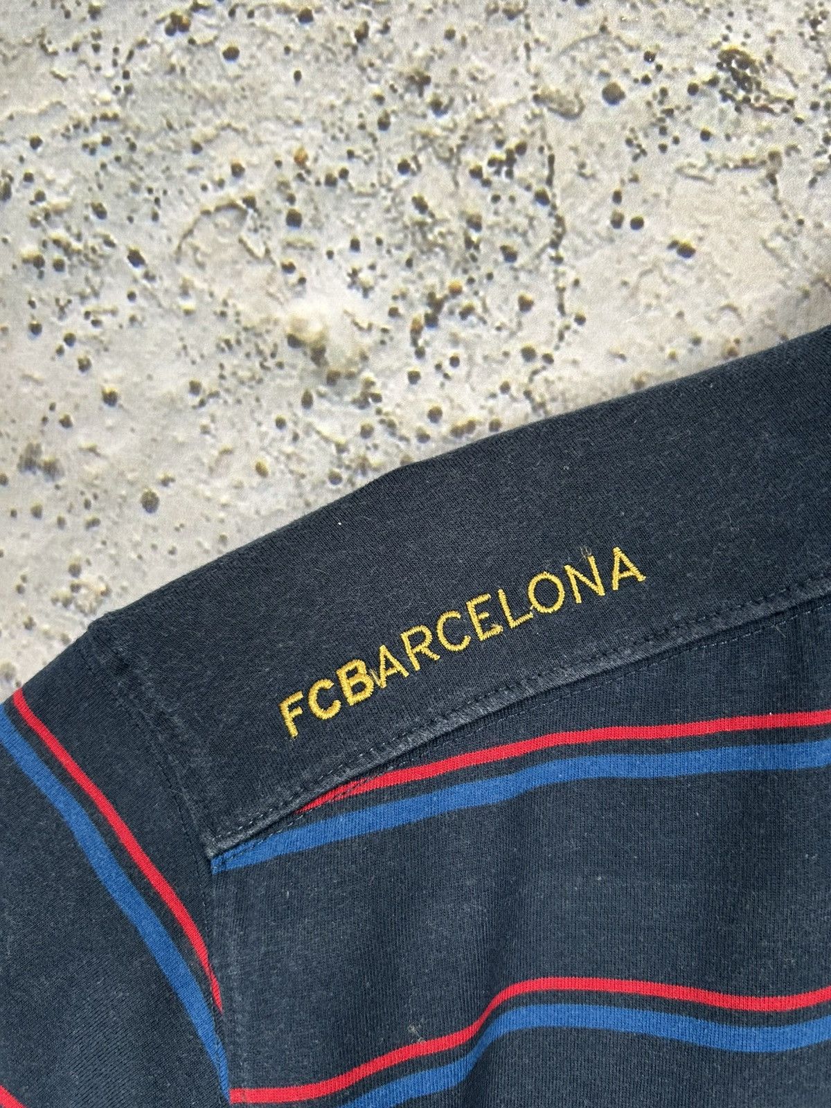 Vintage Vintage FC Barcelona Football Polo Tee Merch Soccer Jersey Size US XXL / EU 58 / 5 - 4 Thumbnail