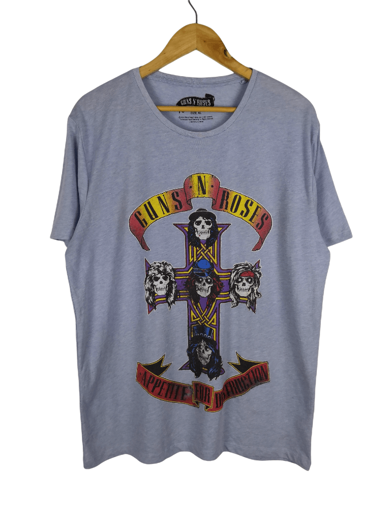 Band Tees Vintage Guns N' Roses T-Shirt Appetite For Destruction Tee Size US XL / EU 56 / 4 - 1 Thumbnail