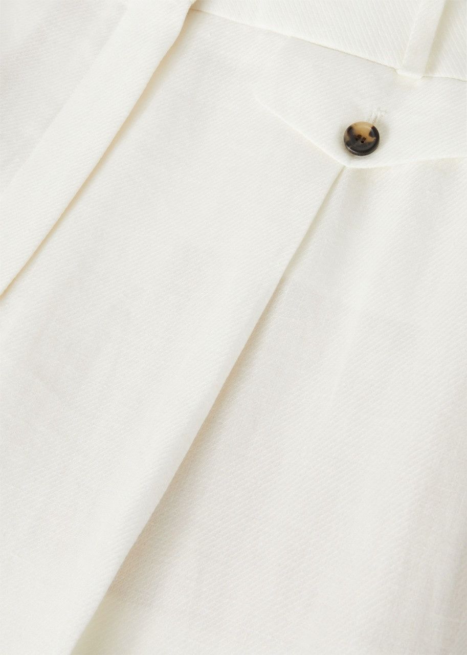 Loro Piana o1srvl11e0424 Trouser in White Size 32" / US 10 / IT 46 - 3 Thumbnail