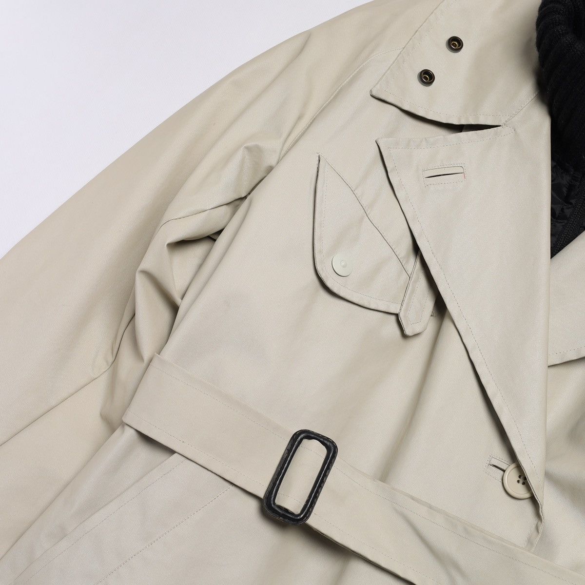 Left Hand Left Hand by Massimo Osti Thermo Joint Vintage Breasted Coat Size US S / EU 44-46 / 1 - 5 Thumbnail