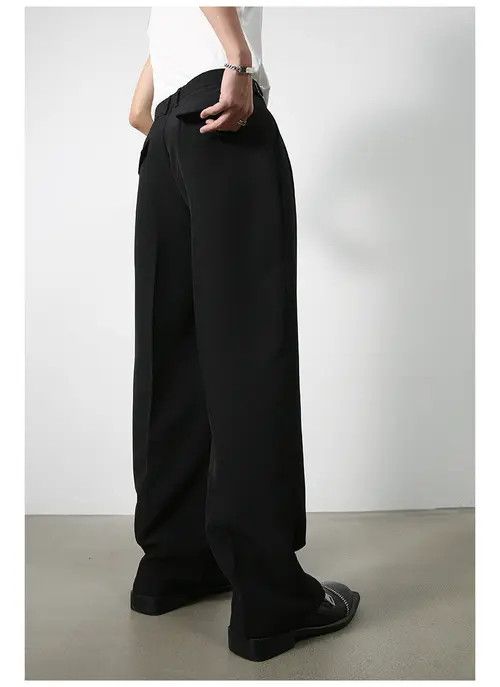 Japanese Brand × Jean Men's straight Japanese trendy wide-leg casual trousers Size US 32 / EU 48 - 4 Thumbnail