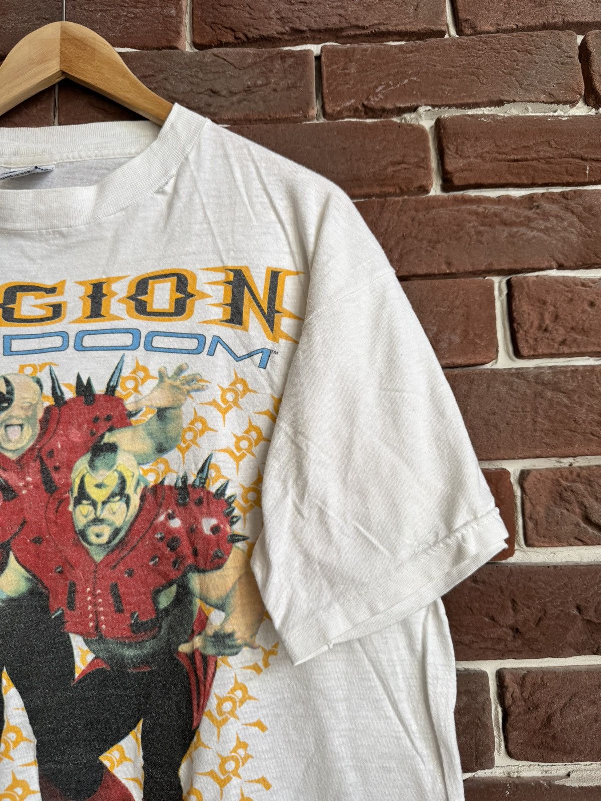 Vintage × WWE × WWF 1991 Legion Of Doom Vintage 90s Rare Wrestling Tee WWF WWE Size US XL / EU 56 / 4 - 5 Thumbnail