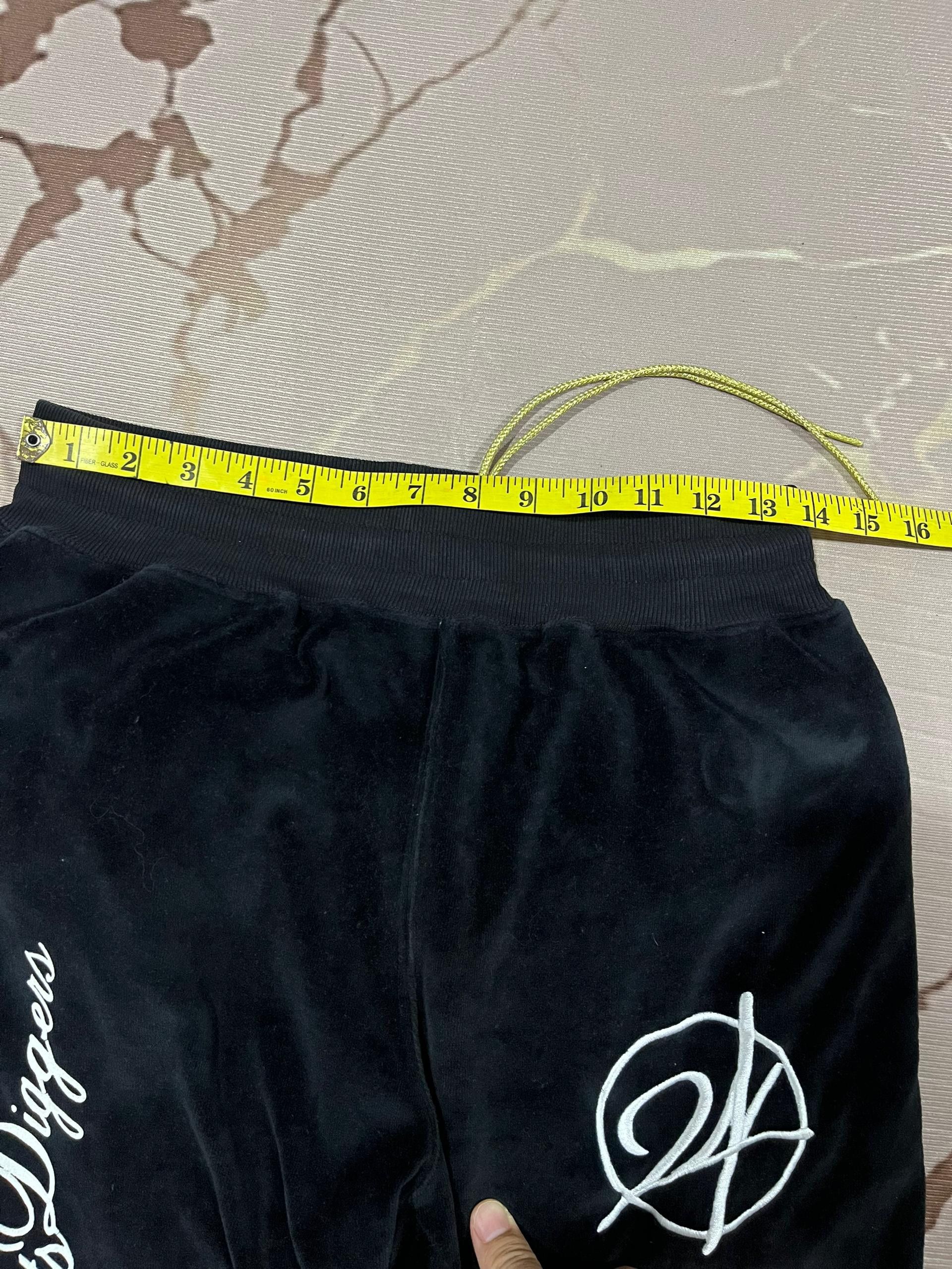 Japanese Brand 24 Karats Velvet Track Pants Script Logo M Size US 30 / EU 46 - 13 Thumbnail