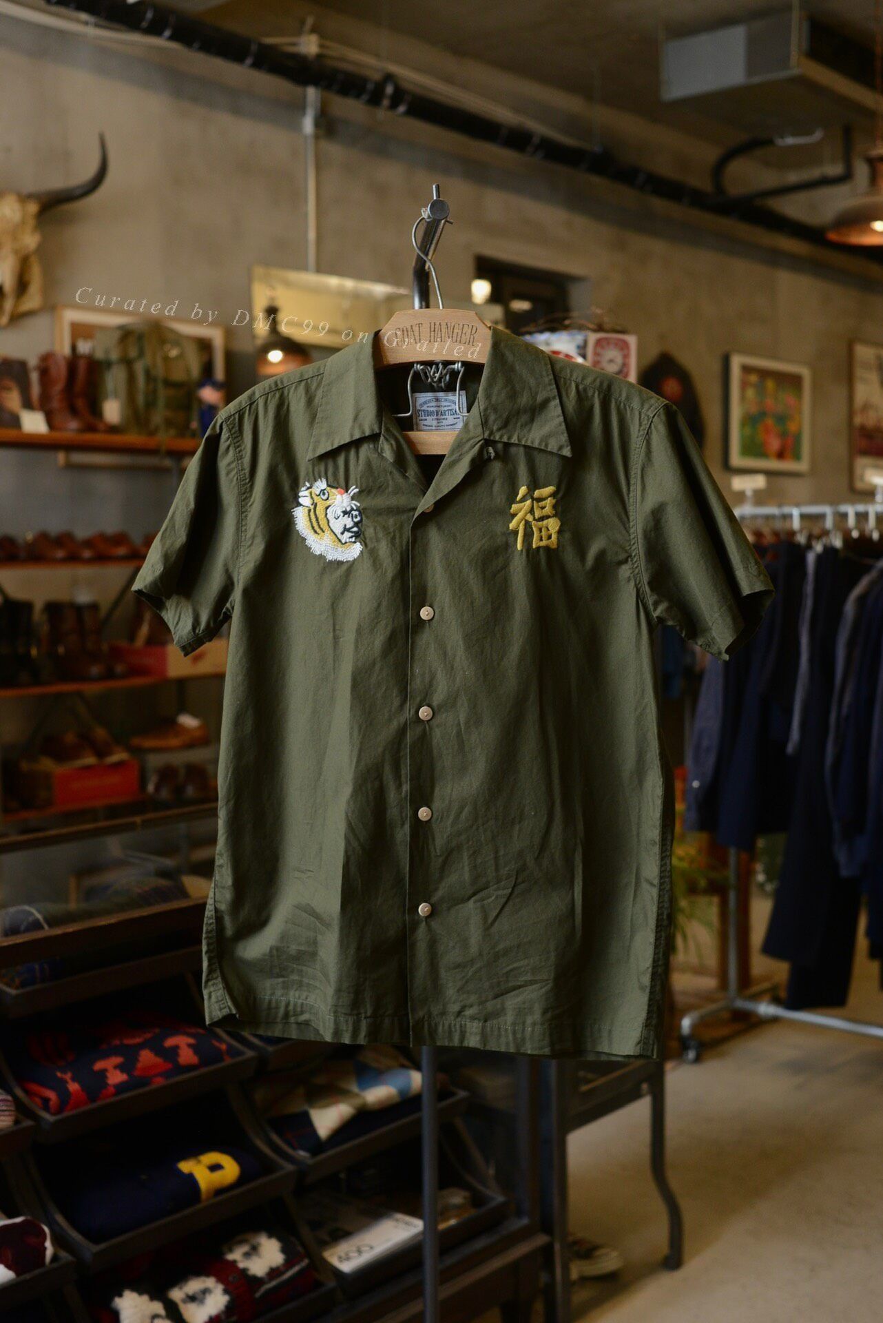Studio D'Artisan Studio of Dartisan Pig Embroidery Shirt Size US M / EU 48-50 / 2 - 1 Thumbnail