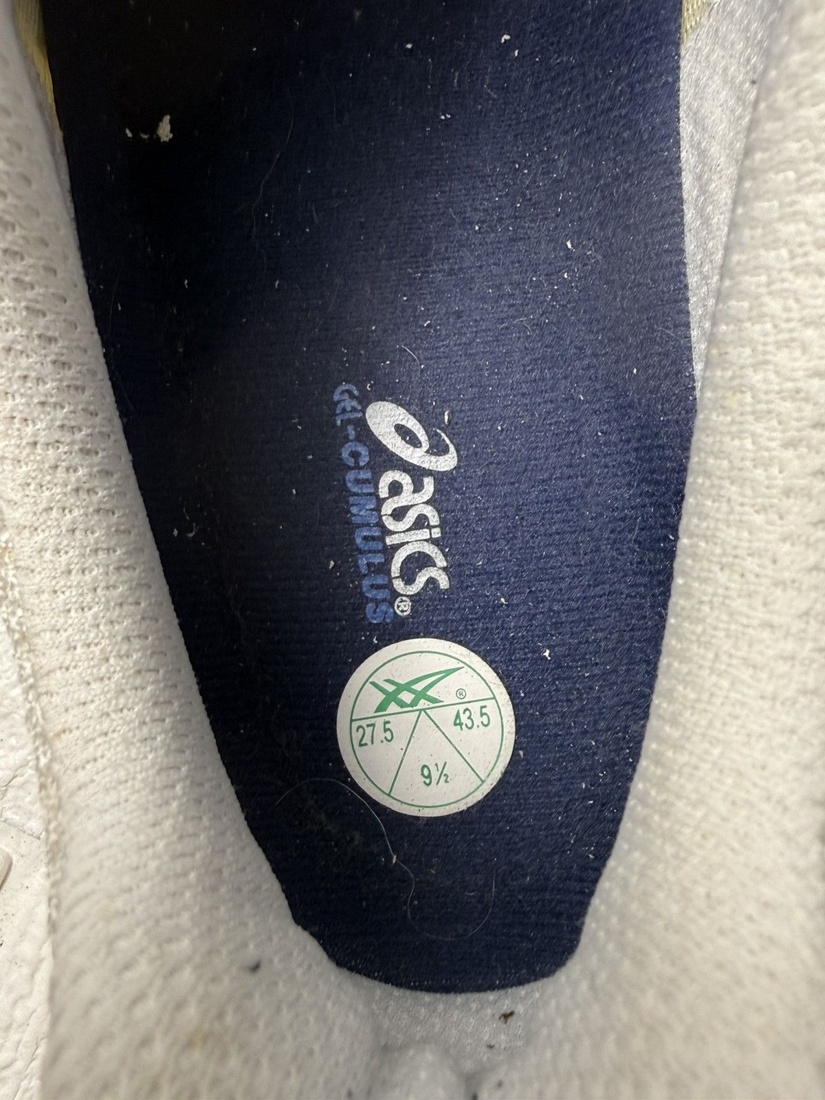 Asics asics gel-comulus US9.5 UK8.5 EUR43.5 Sneakers Vintage Size US 9.5 / EU 42-43 - 12 Thumbnail