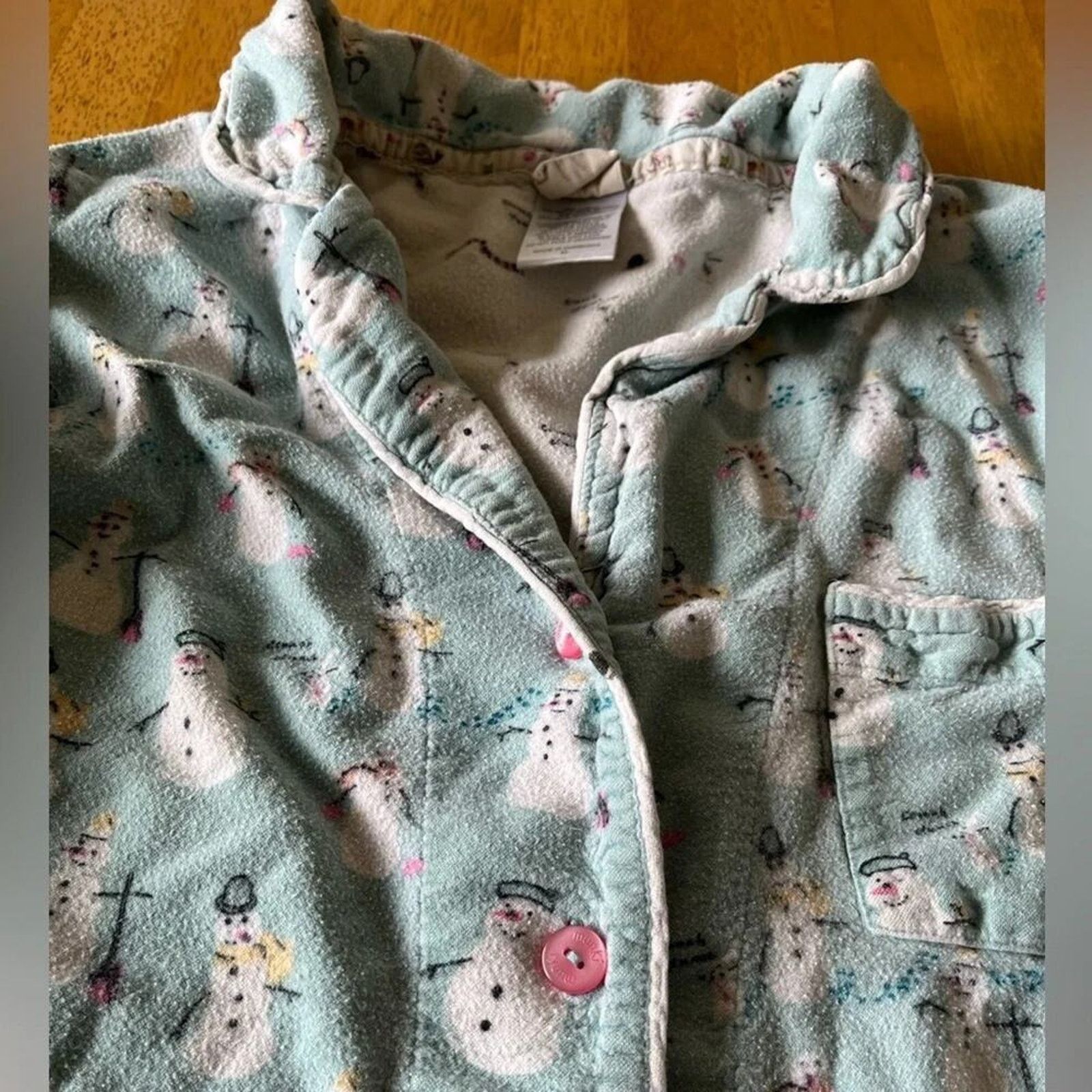 The Unbranded Brand MunkiMunki snowman pajama set, size XL Size XL / US 12-14 / IT 48-50 - 1 Thumbnail