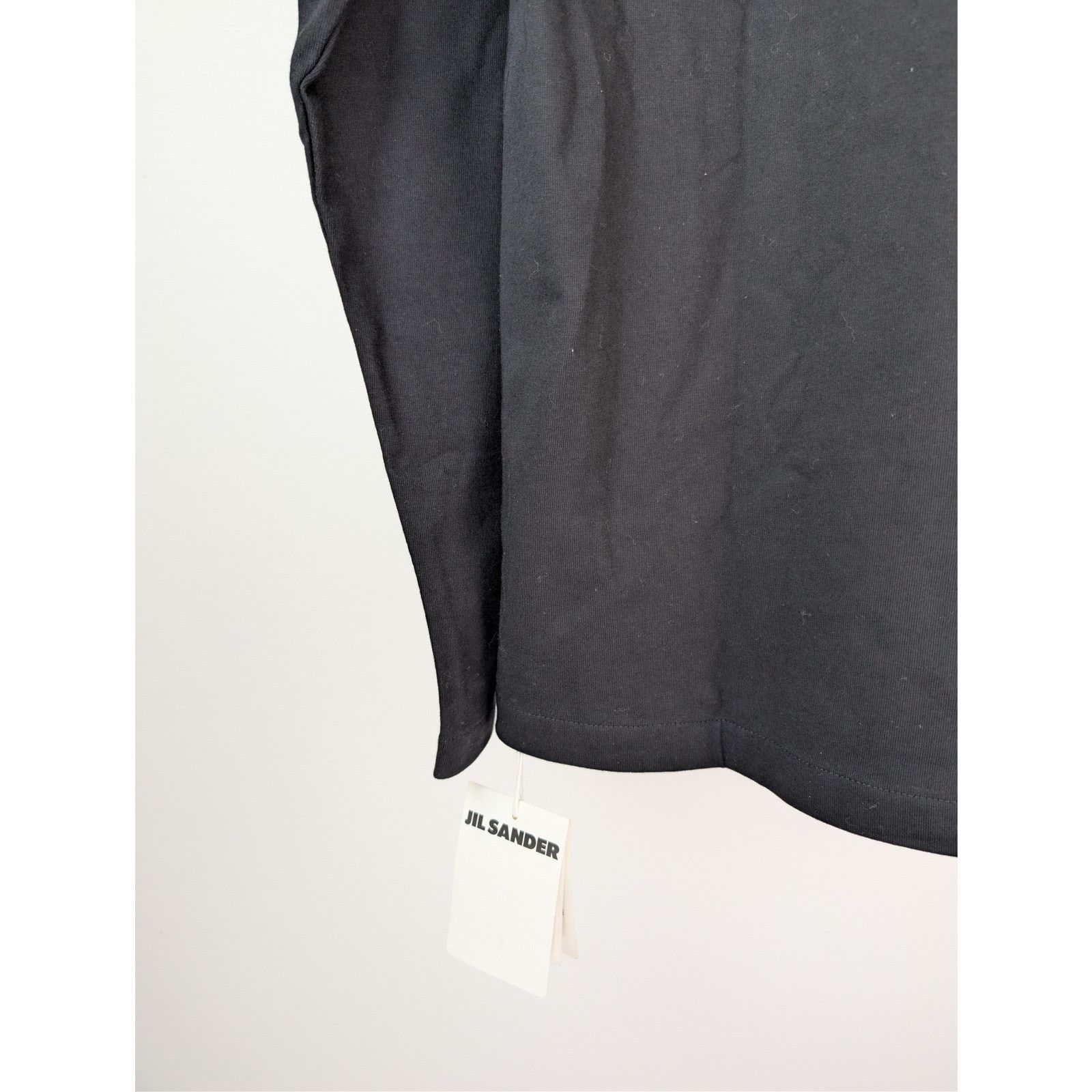 Jil Sander o1rshd1 Compact Cotton Jersey Python Pocket T-Shirt in Black Size US M / EU 48-50 / 2 - 17 Thumbnail