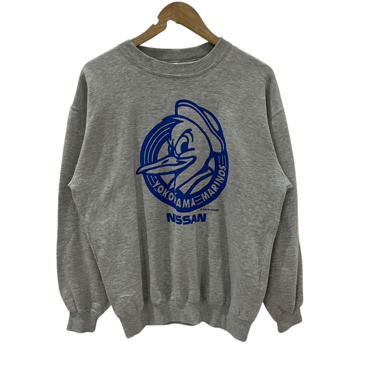 Nissan Vintage Nissan Yokohama Marinos Sweatshirt Size US L / EU 52-54 / 3 - 1 Thumbnail