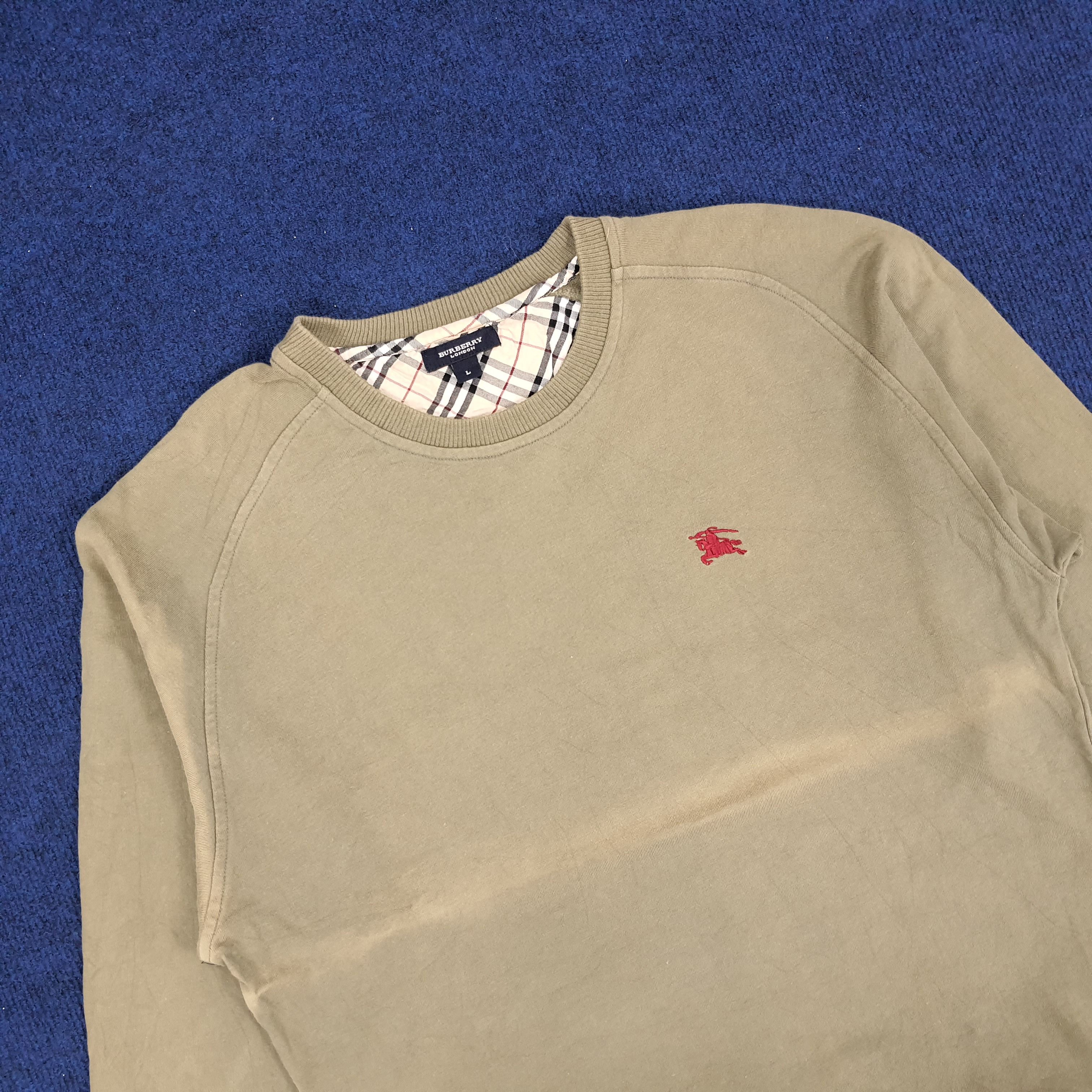Burberry × Vintage Vintage Burberry London Sweatshirt Size US M / EU 48-50 / 2 - 2 Thumbnail