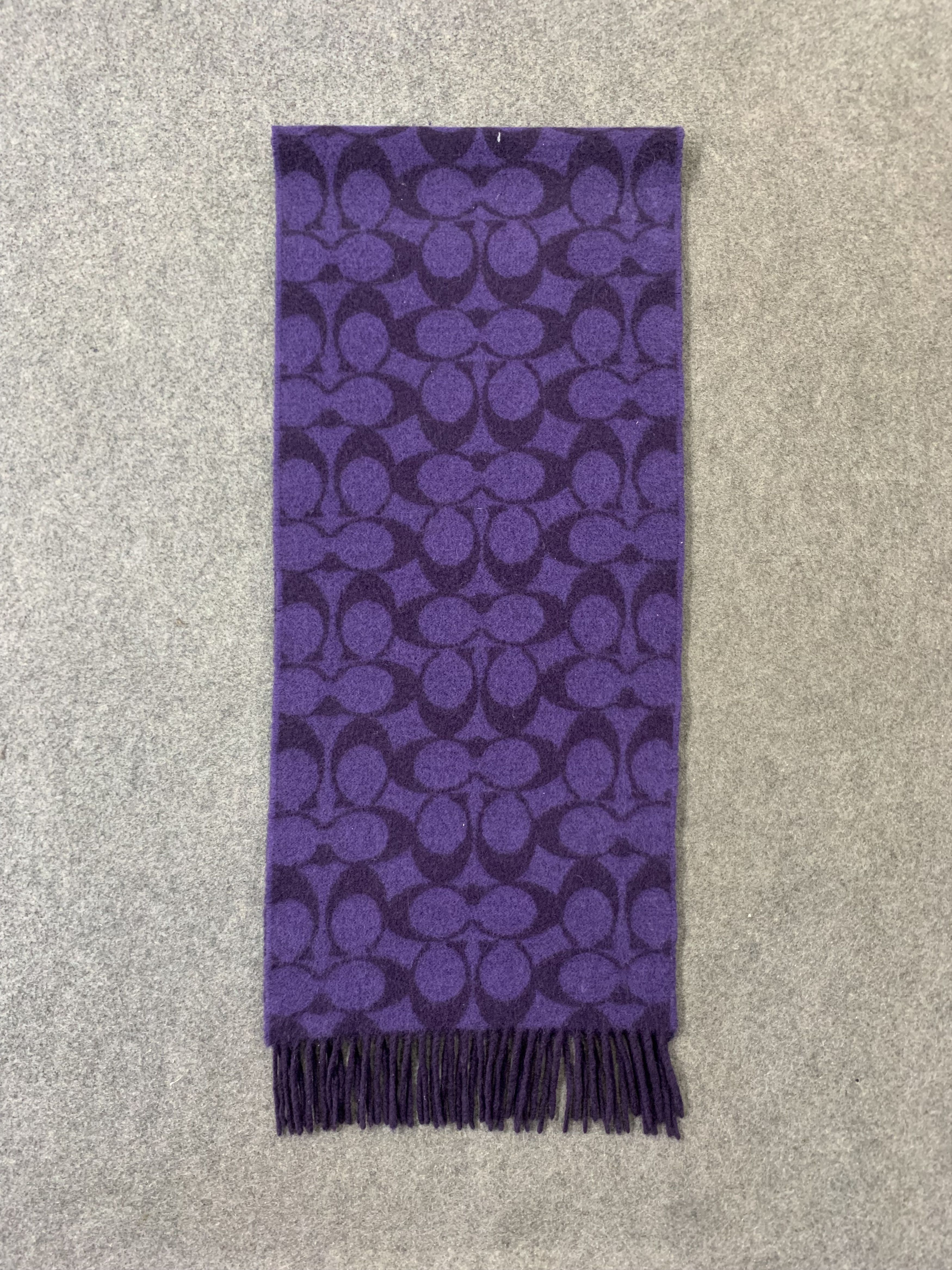 Coach Coach Scarf Wool Muffler Neck Wrap BL9327 Size ONE SIZE - 3 Thumbnail