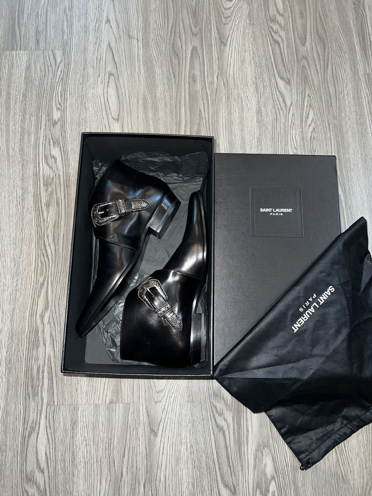 Hedi Slimane Saint Laurent Western Boots Ss14 Size US 6 / EU 39 - 5 Thumbnail